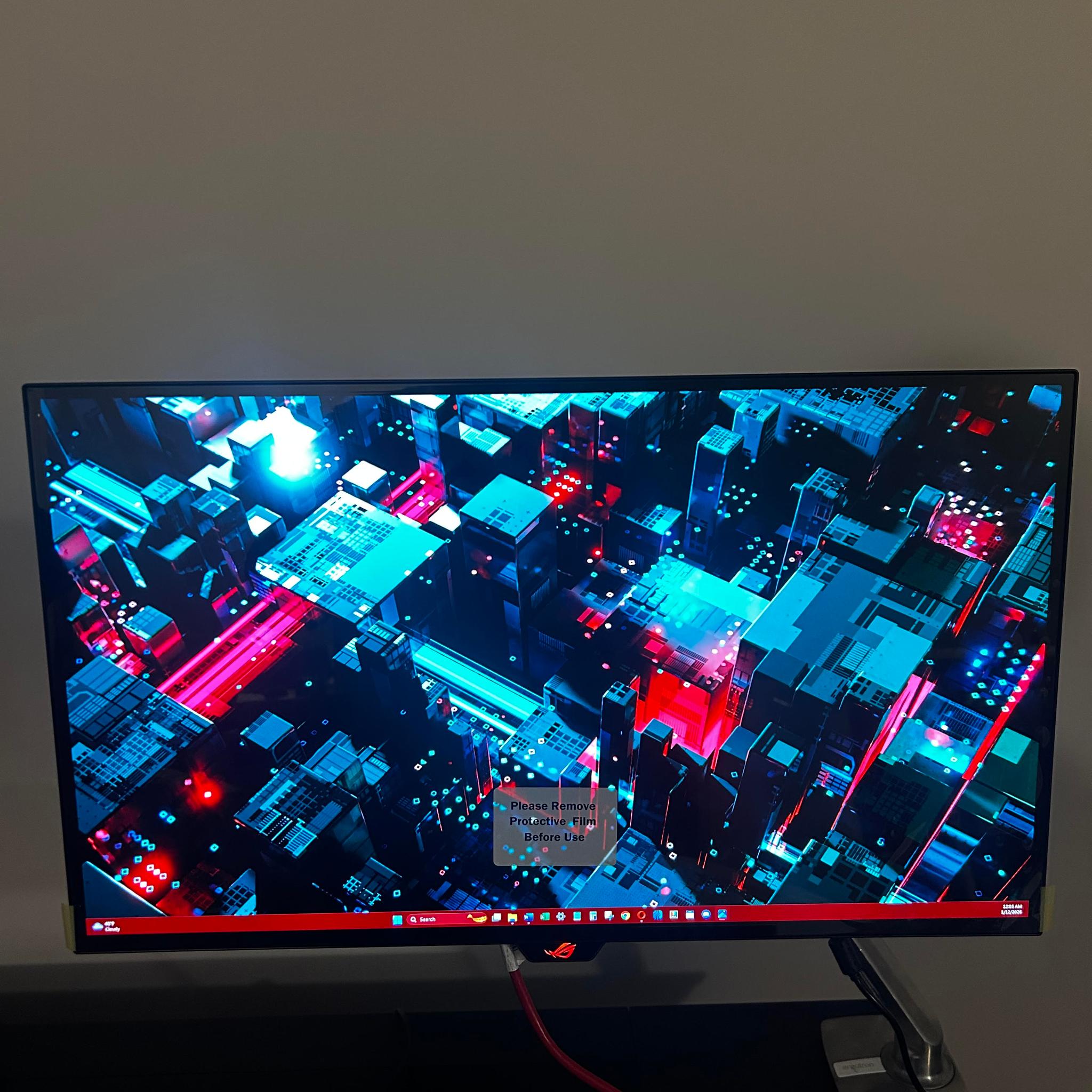 ASUS ROG 27” WOLED (240hz) 2560x1440 Resolution Gaming Monitor (XG27AQDMG)