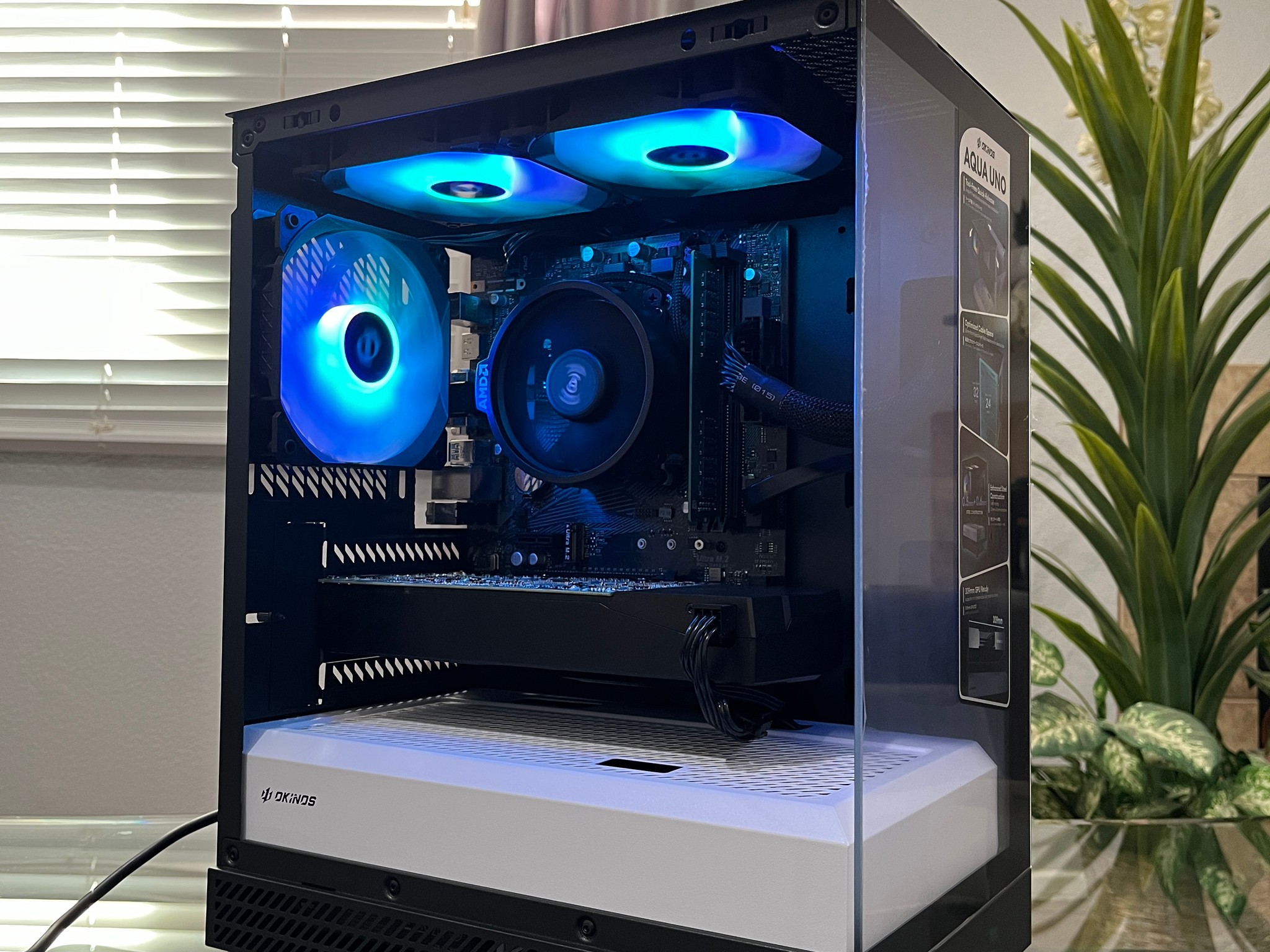 GTX 1060 6GB, Ryzen 7 1700, 8GB RAM | Black RGB Gaming Computer/PC