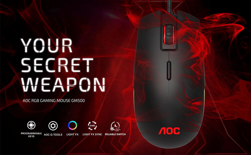 AOC RGB Gaming Mouse GM500