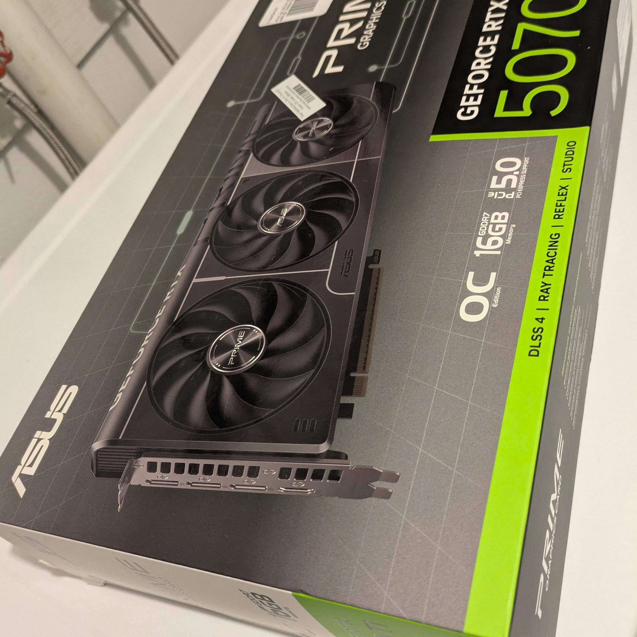 🔥 NEW — ASUS NVIDIA GeForce RTX 5070Ti 16G Prime OC SFF Video Card 🔥