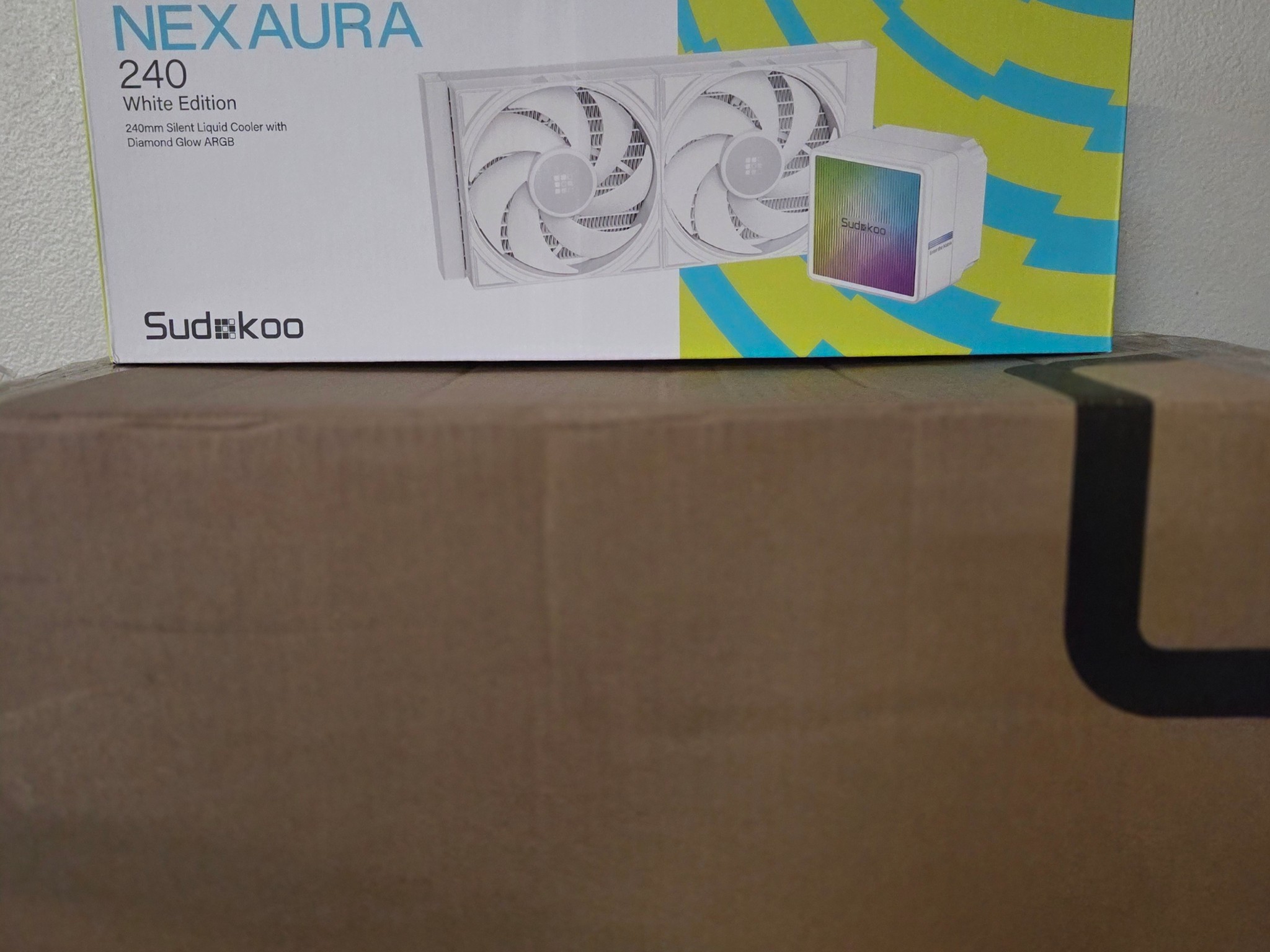 AIO CPU COOLER Sudokoo NEXAURA 240 White Edition Infinity Mirrors Plus Edition--3-year warranty