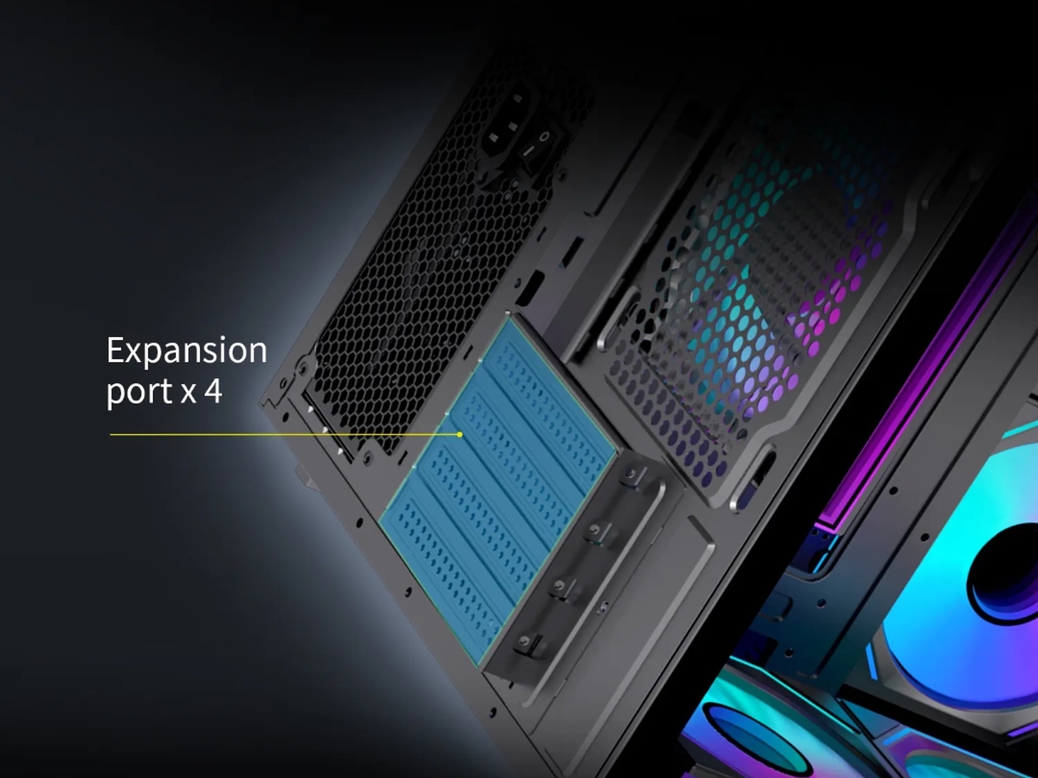 LOVINGCOOL CUBEX SERIES MATX CASE – PANORAMIC GLASS (NEW)