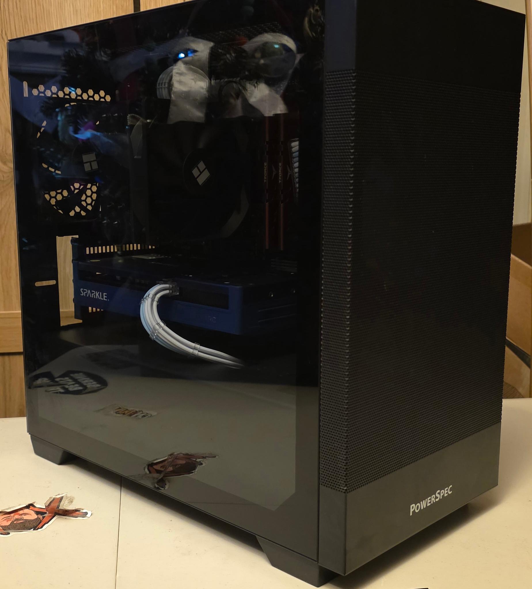 Budget 1080p Gaming PC, Intel Arc B570, Ryzen 7 3700x, 16GB RAM, 512TB NVMe, Windows 11.