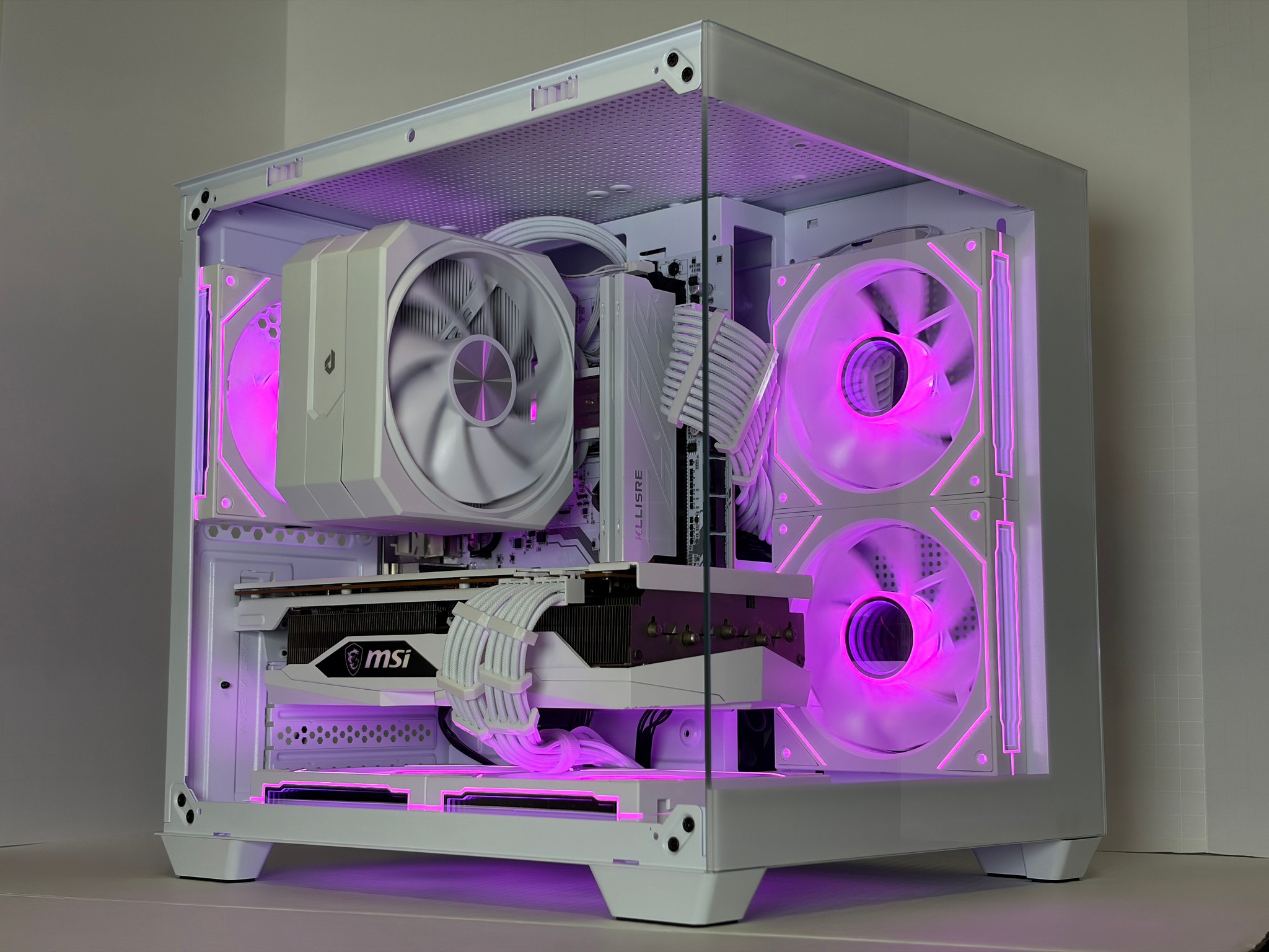 🔥 Arctic Halo | RX 6700 XT + Ryzen 5 5600 | All-White Gaming PC | 16GB RAM