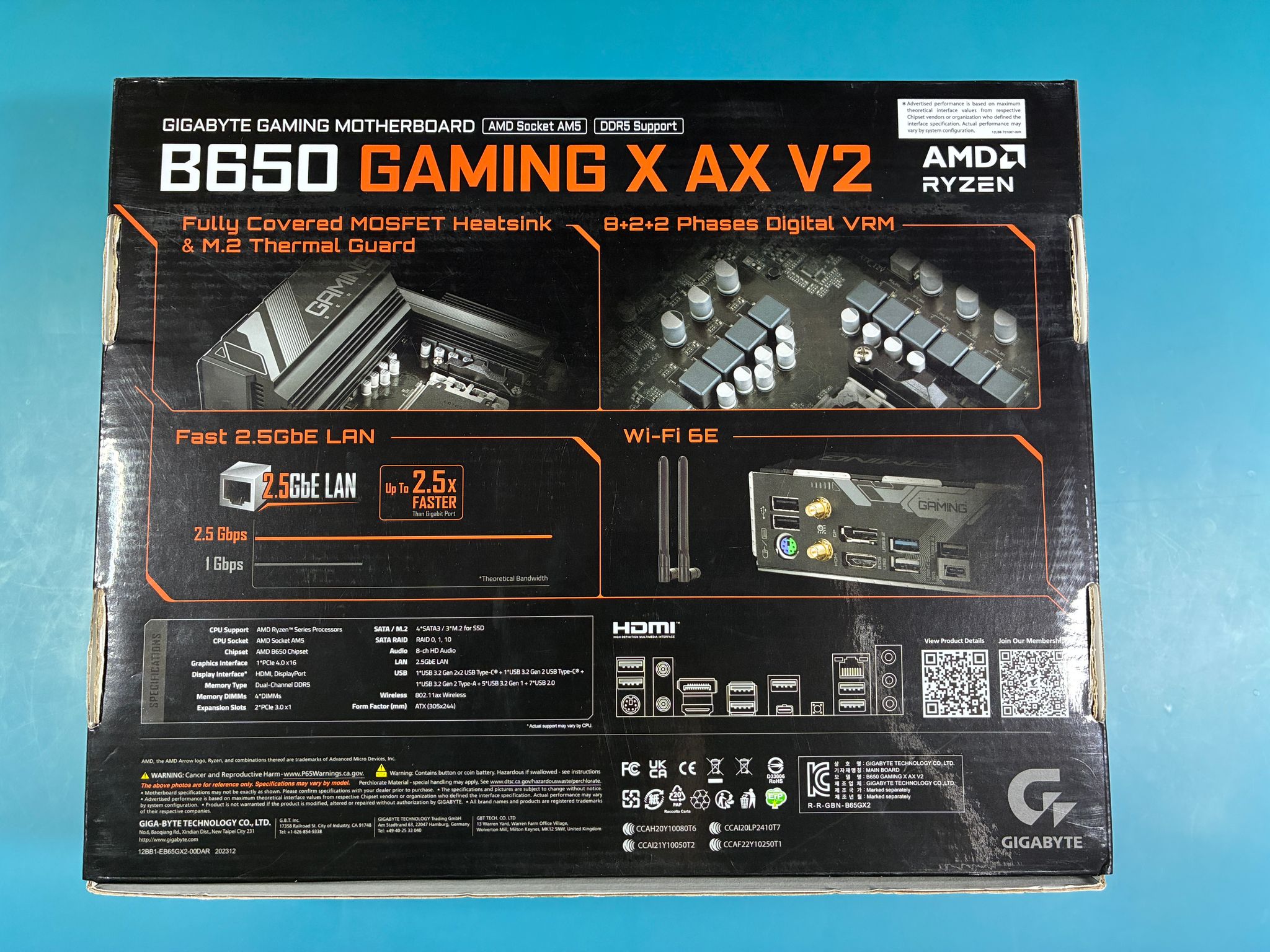 Gigabyte B650 Gaming X AX V2 (Motherboard)