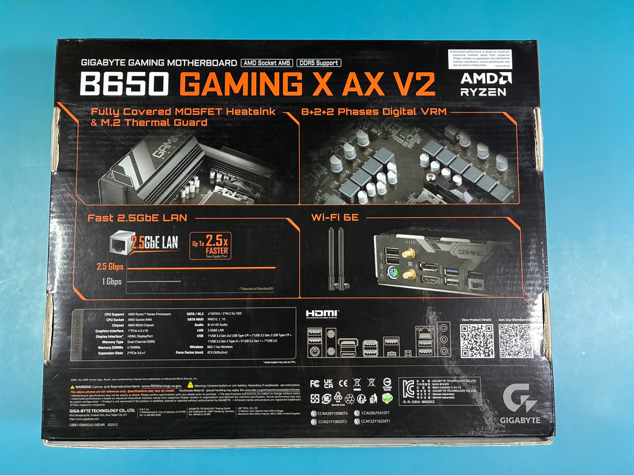 Gigabyte B650 Gaming X AX V2 (Motherboard)