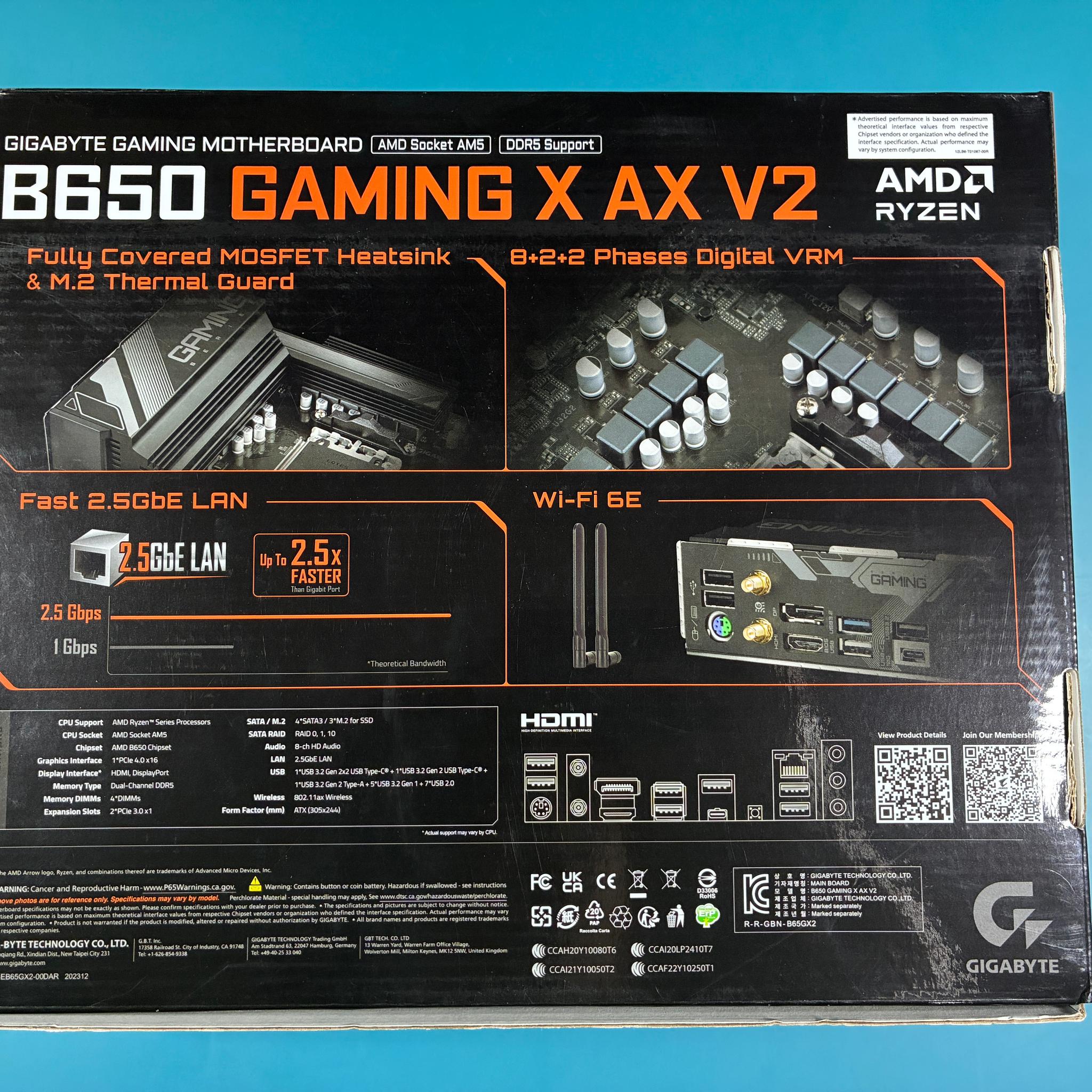 Gigabyte B650 Gaming X AX V2 (Motherboard)