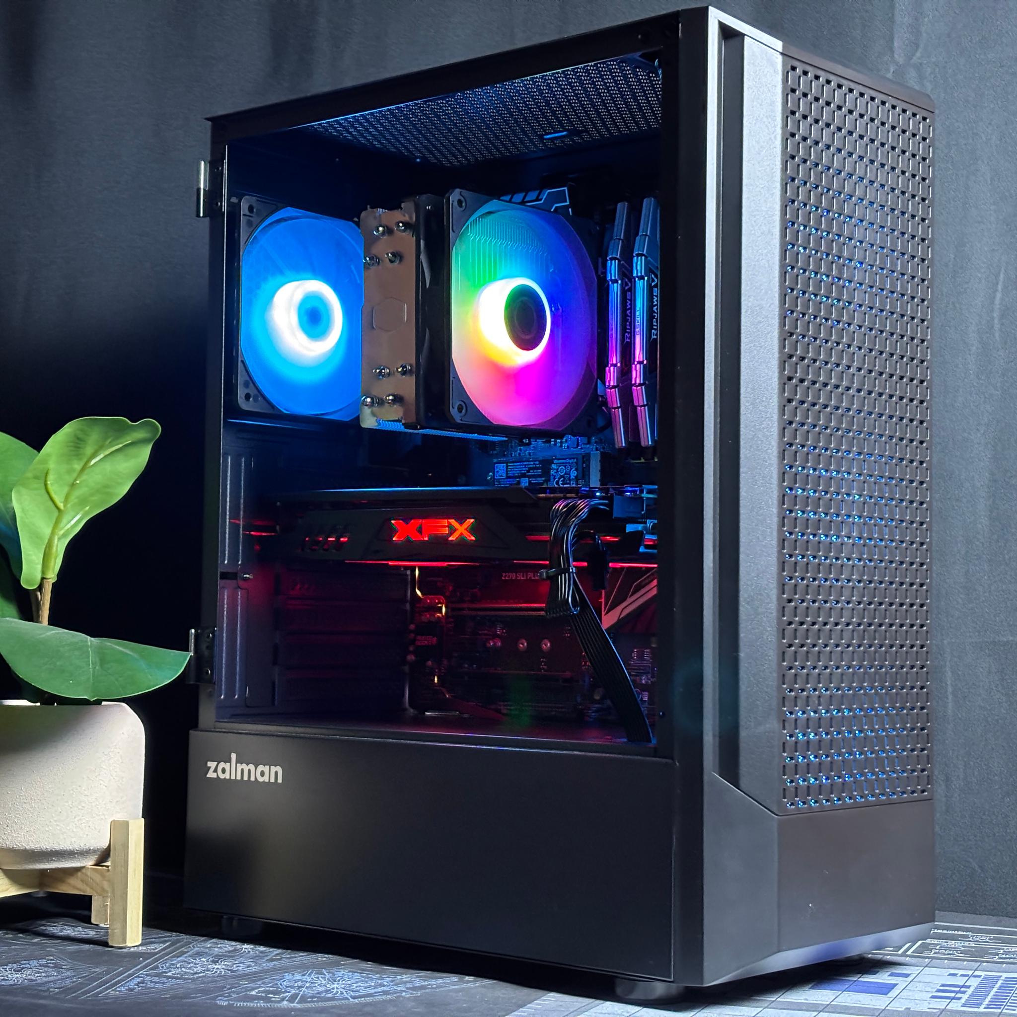 SWEET BEGINNER PC💥Intel I7 7700K | RX 580 8GB | 16gb DDR4 | 256GB M.2 SSD | 1TB HDD💥