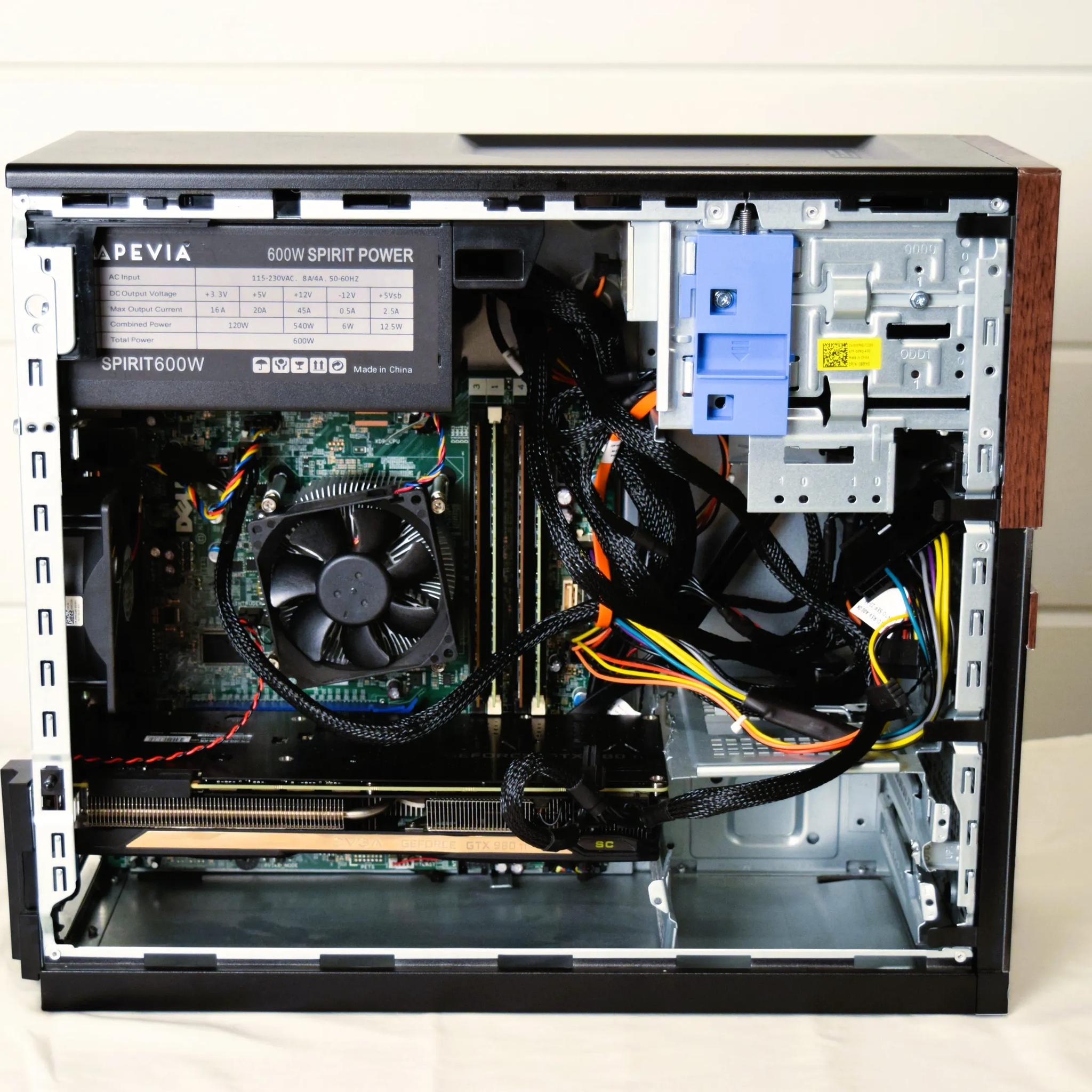 Custom Wood Vinyl Budget E-Sports PC | Nvidia GTX 980ti | 1 TB Storage | Intel i7-4790 CPU