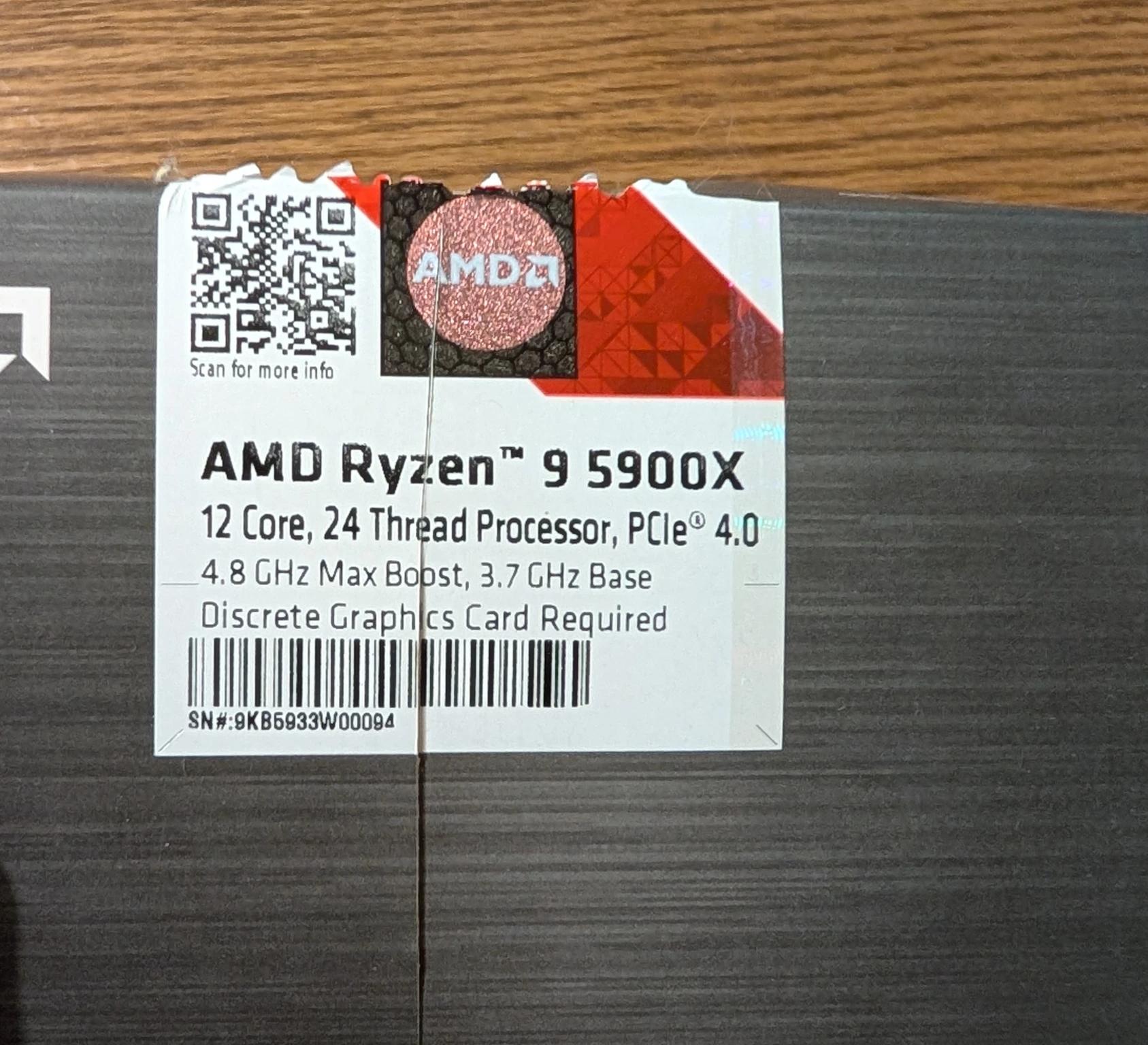 5900X Ryzen 9 (Used, Original Box)