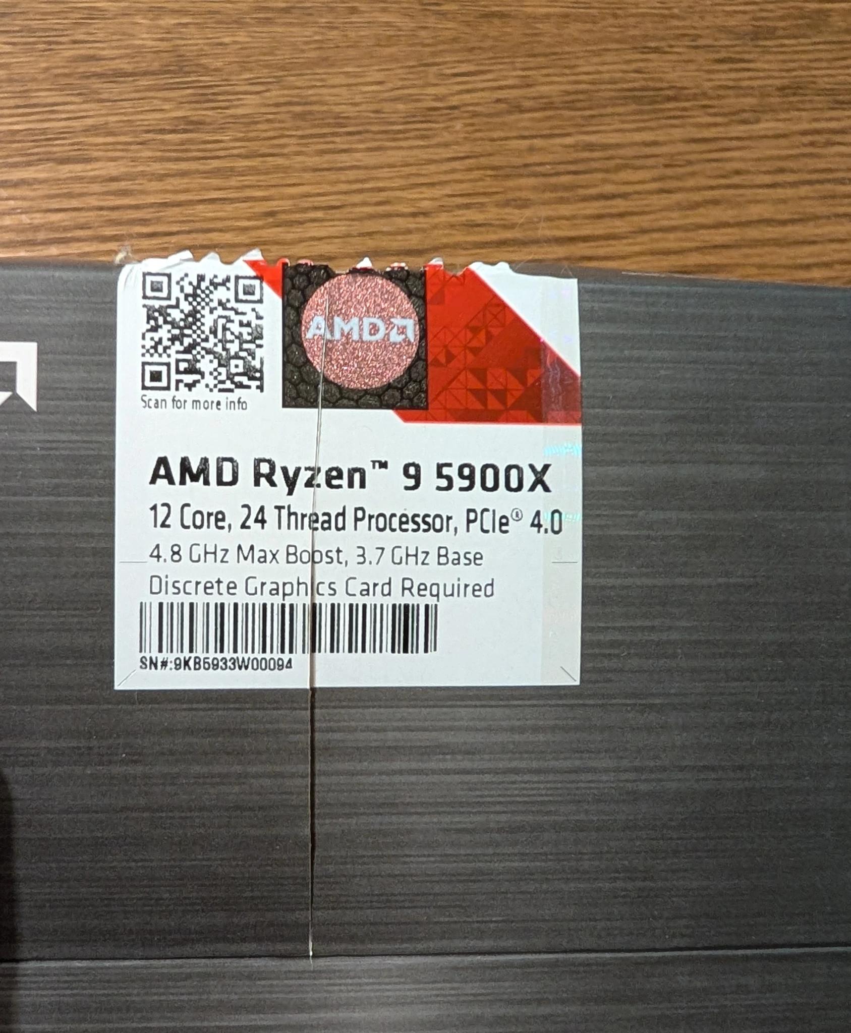 5900X Ryzen 9 (Used, Original Box)