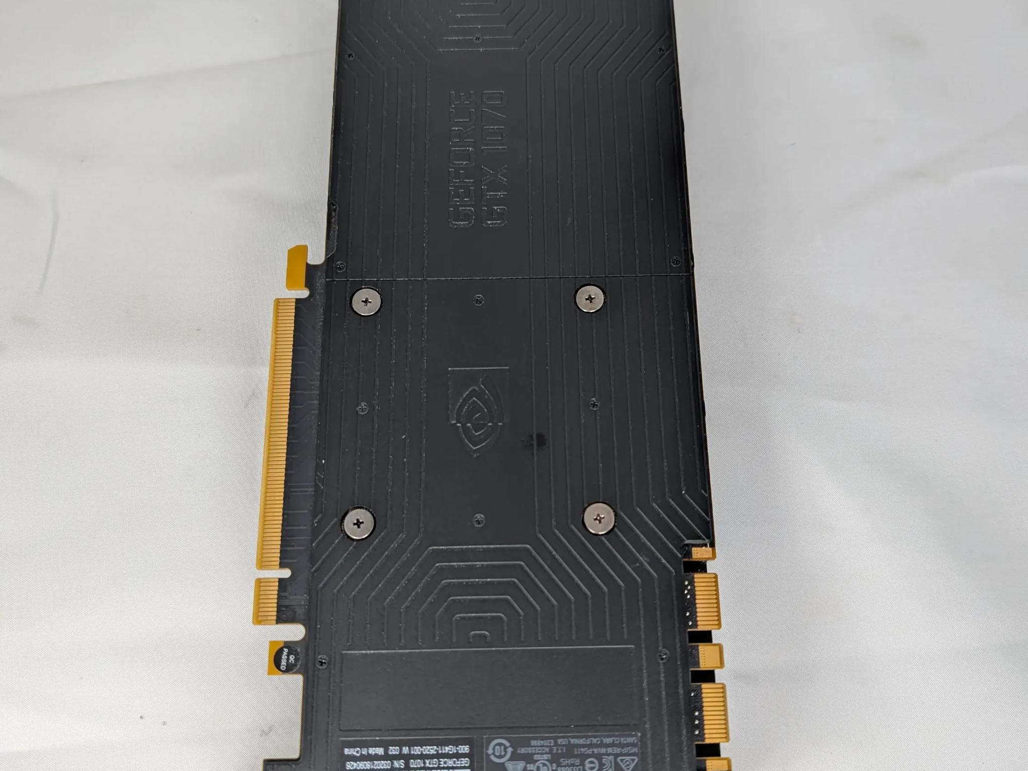 NVIDIA GEFORCE GTX 1070 FOUNDERS EDITION GRAPHICS CARD