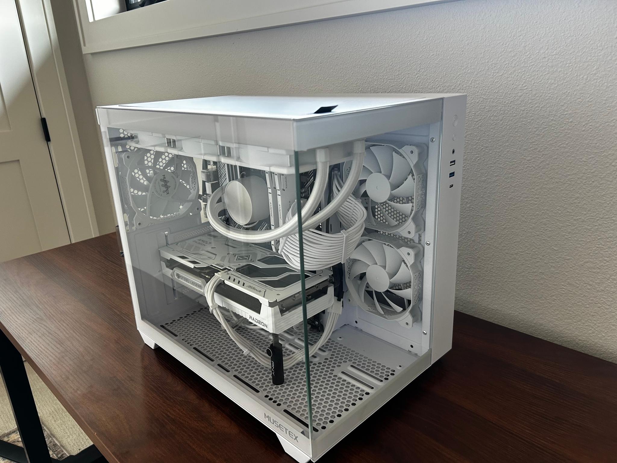 |9060xt| |Ryzen 5 5600x| Custom White Gaming Pc