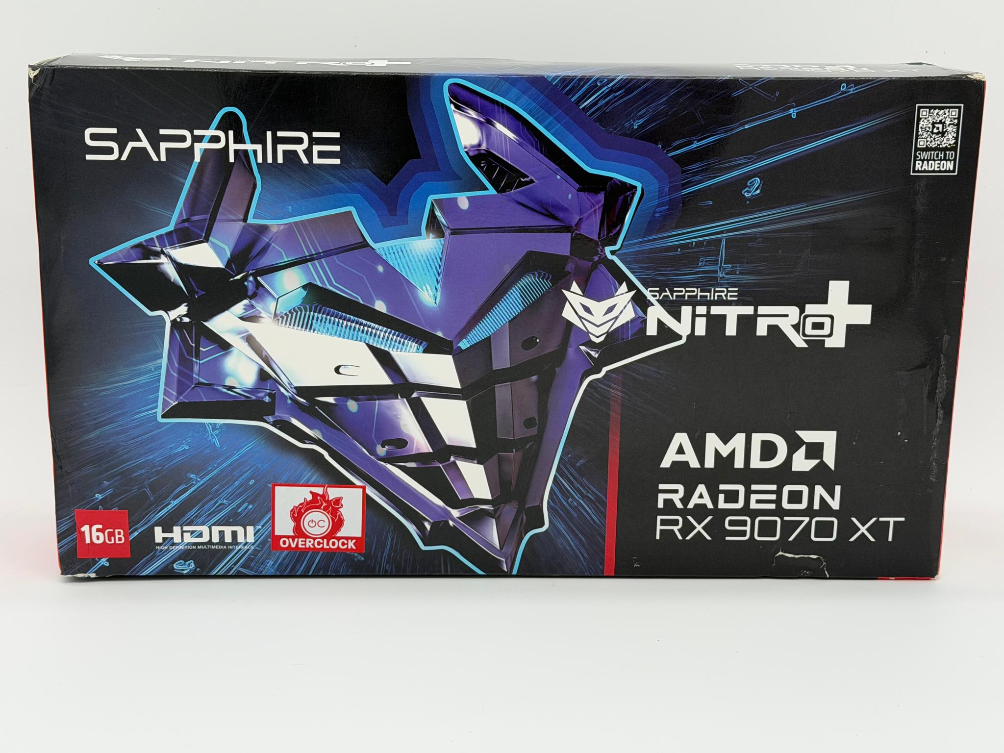 SAPPHIRE 11348-01-20G AMD Radeon RX 9070 XT NITRO Graphics Card 16GB GDDR6