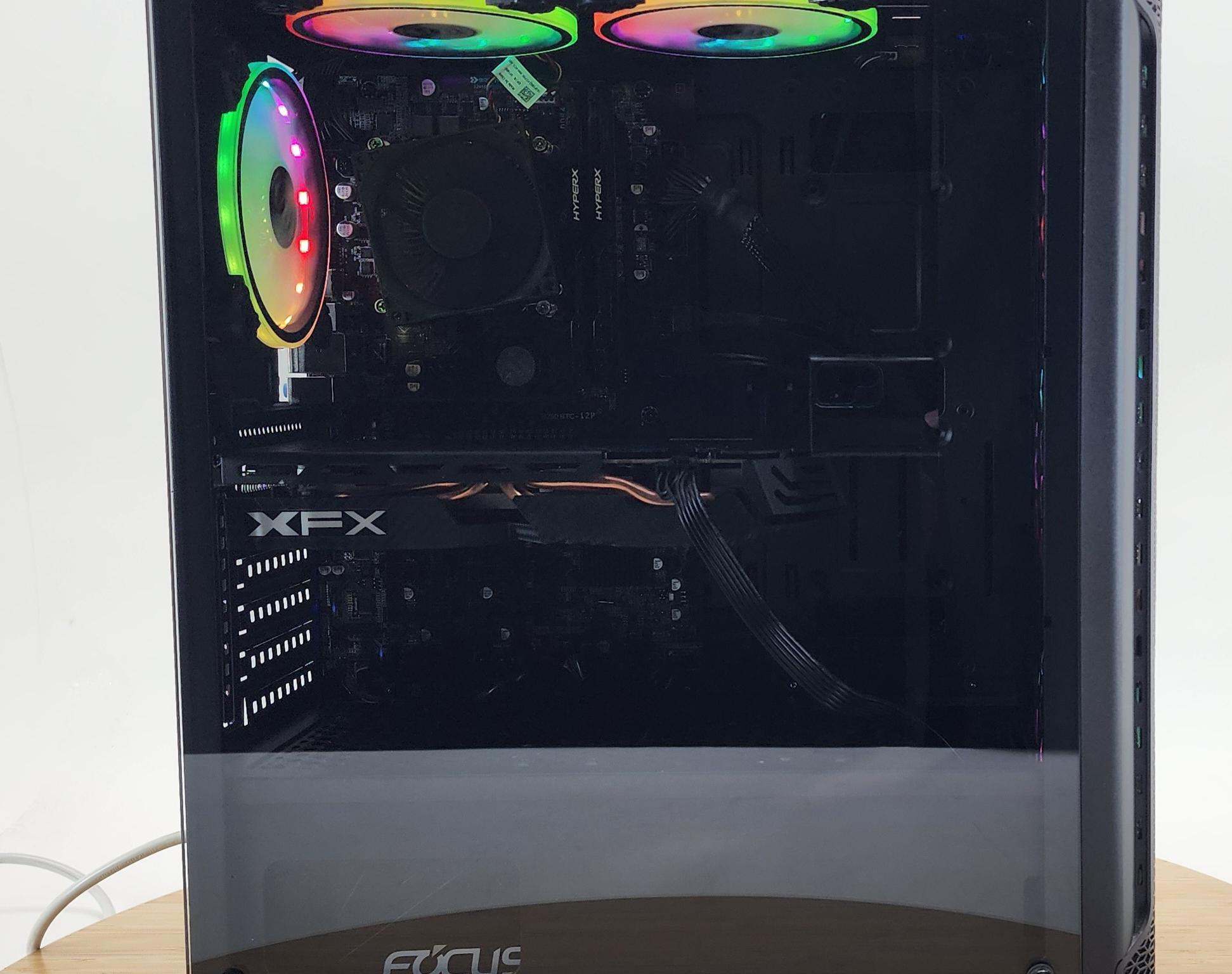 Gaming PC i3-6300 8GB RAM 256GB SSD + 1TB HDD RX 580 8GB Windows 11 Computer