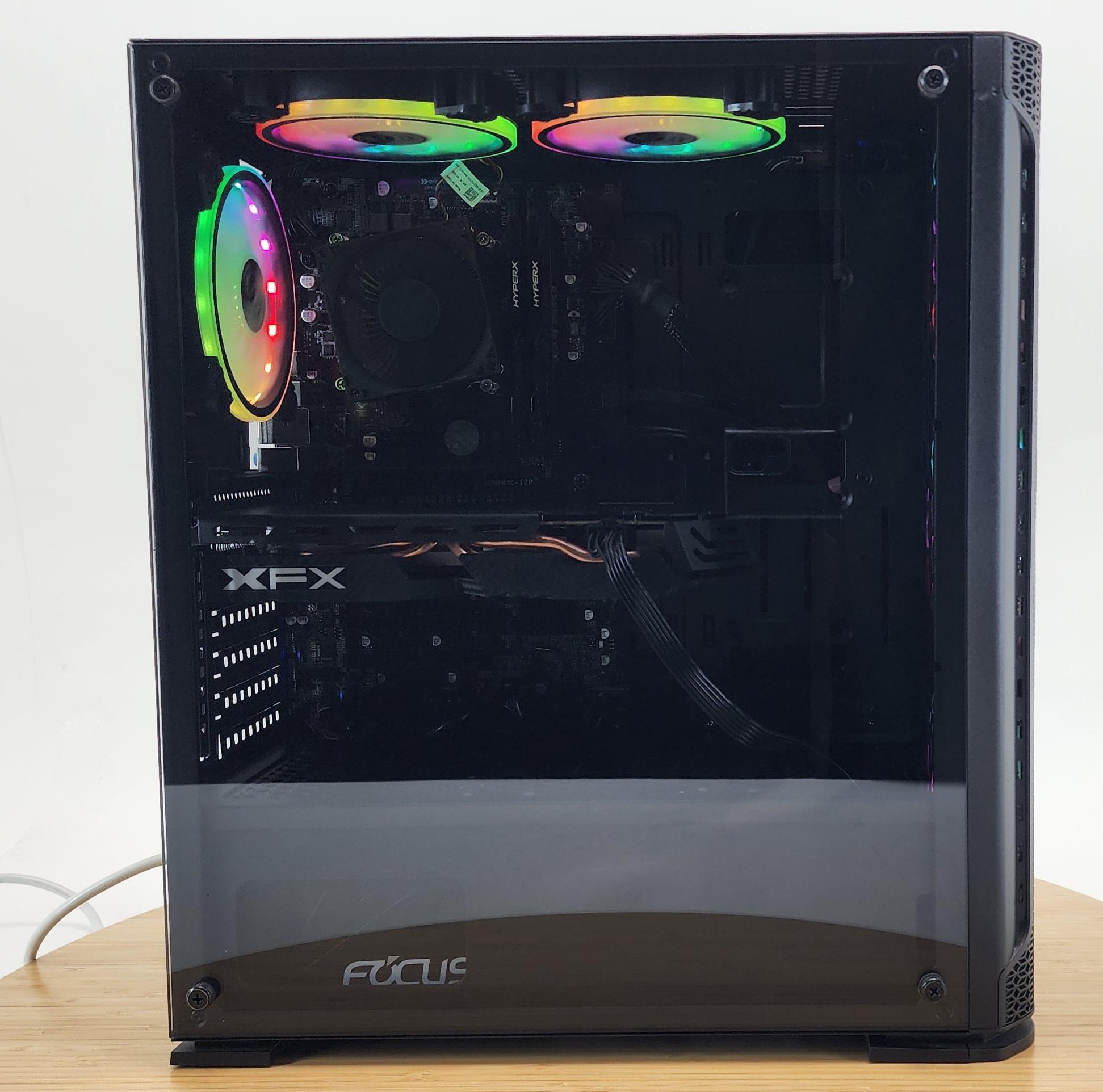Gaming PC i3-6300 8GB RAM 256GB SSD + 1TB HDD RX 580 8GB Windows 11 Computer
