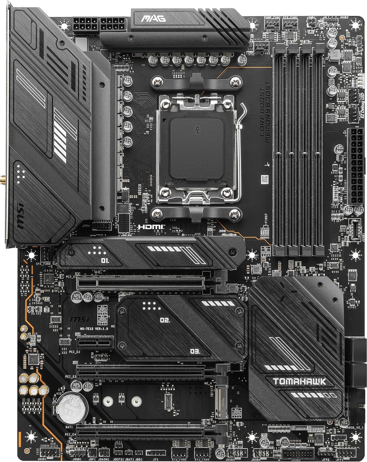 MSI X670E MAG Tomahawk WiFi AMD AM5 ATX Motherboard