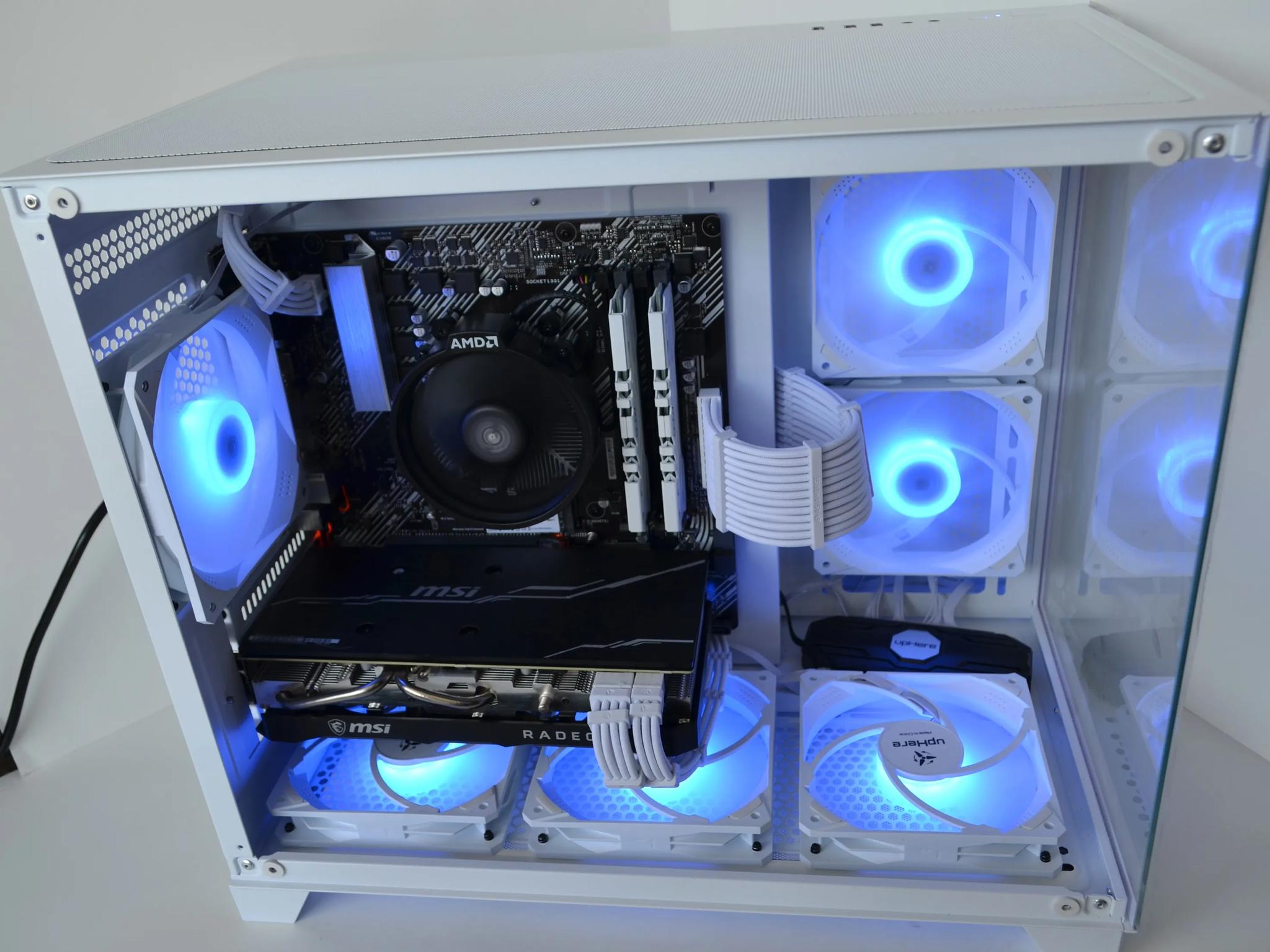 ❄️FrostBite🧊 Gaming PC - RX 5700 XT (RTX 3060 Equivalent) - Ryzen 5 5600g - 16GB Ram - 1TB NVME