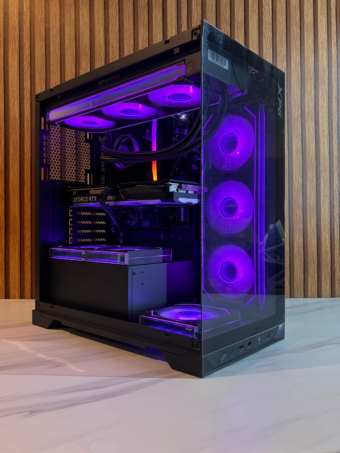 RTX 4070 | RYZEN 5 9600X | 16GB DDR5 | 2TB NVME | 650W | 360MM AIO