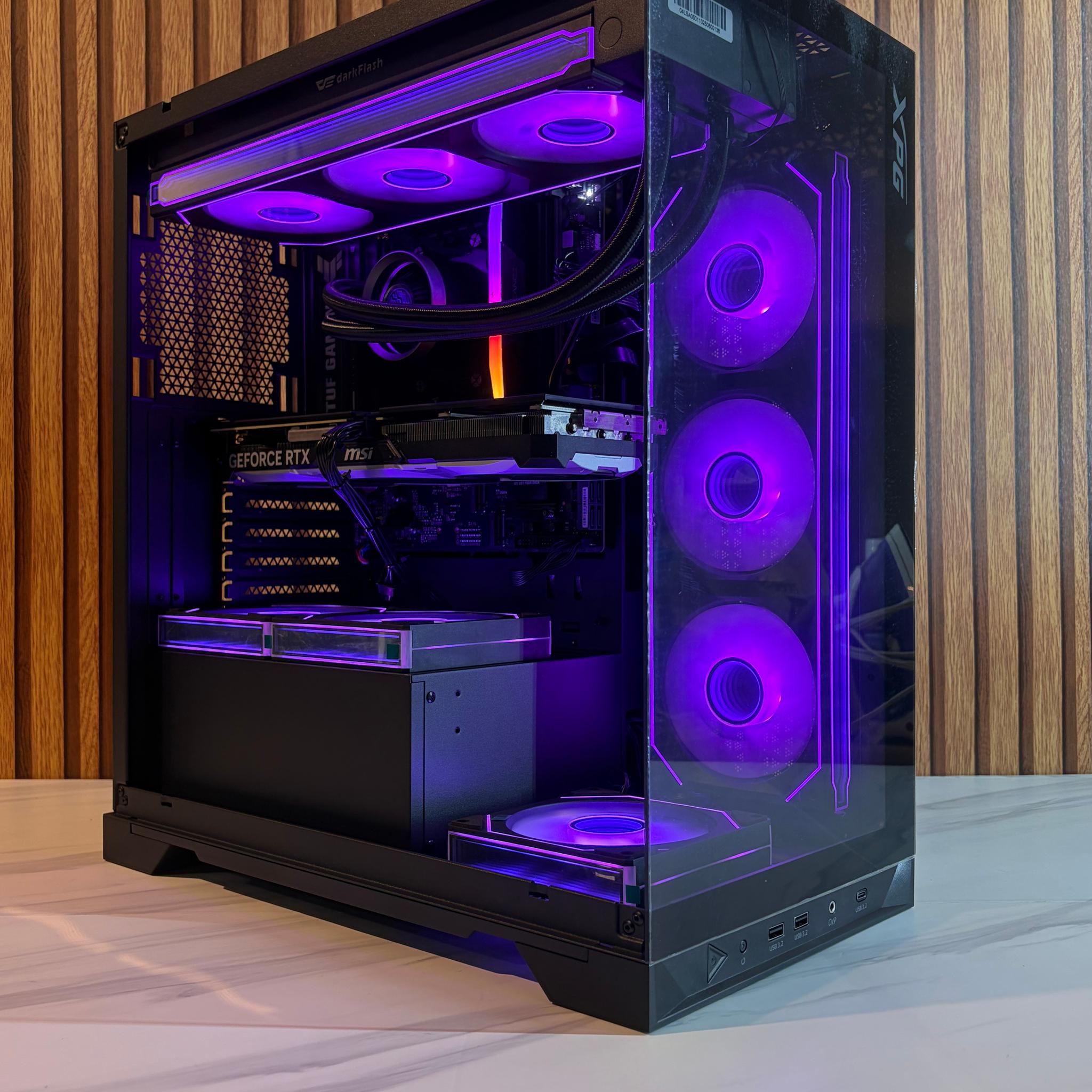 RTX 4070 | RYZEN 5 9600X | 16GB DDR5 | 2TB NVME | 650W | 360MM AIO | Windows 11 pro