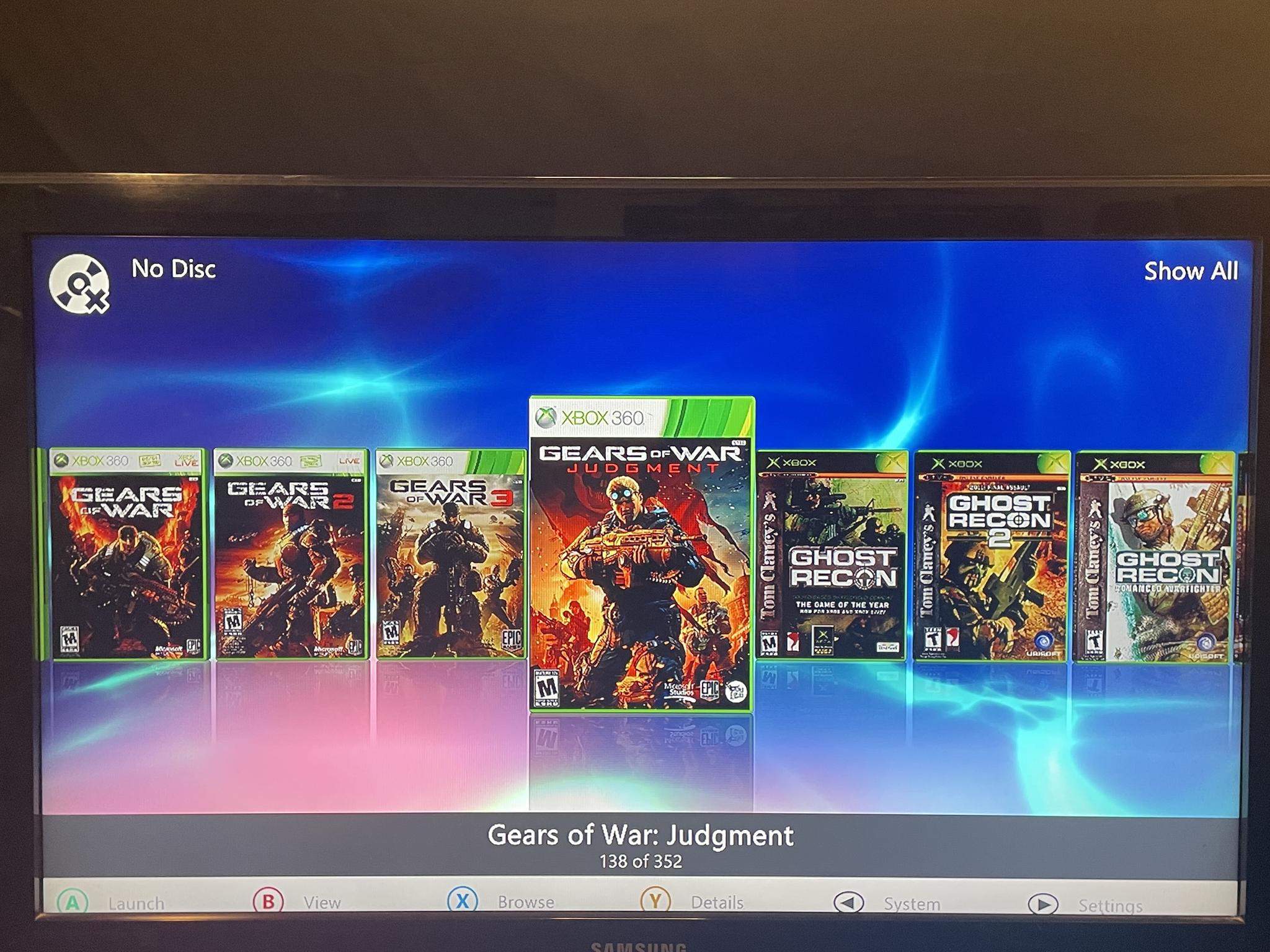 Red Xbox 360 500gb Drive + 1tb External Drive With Accessories