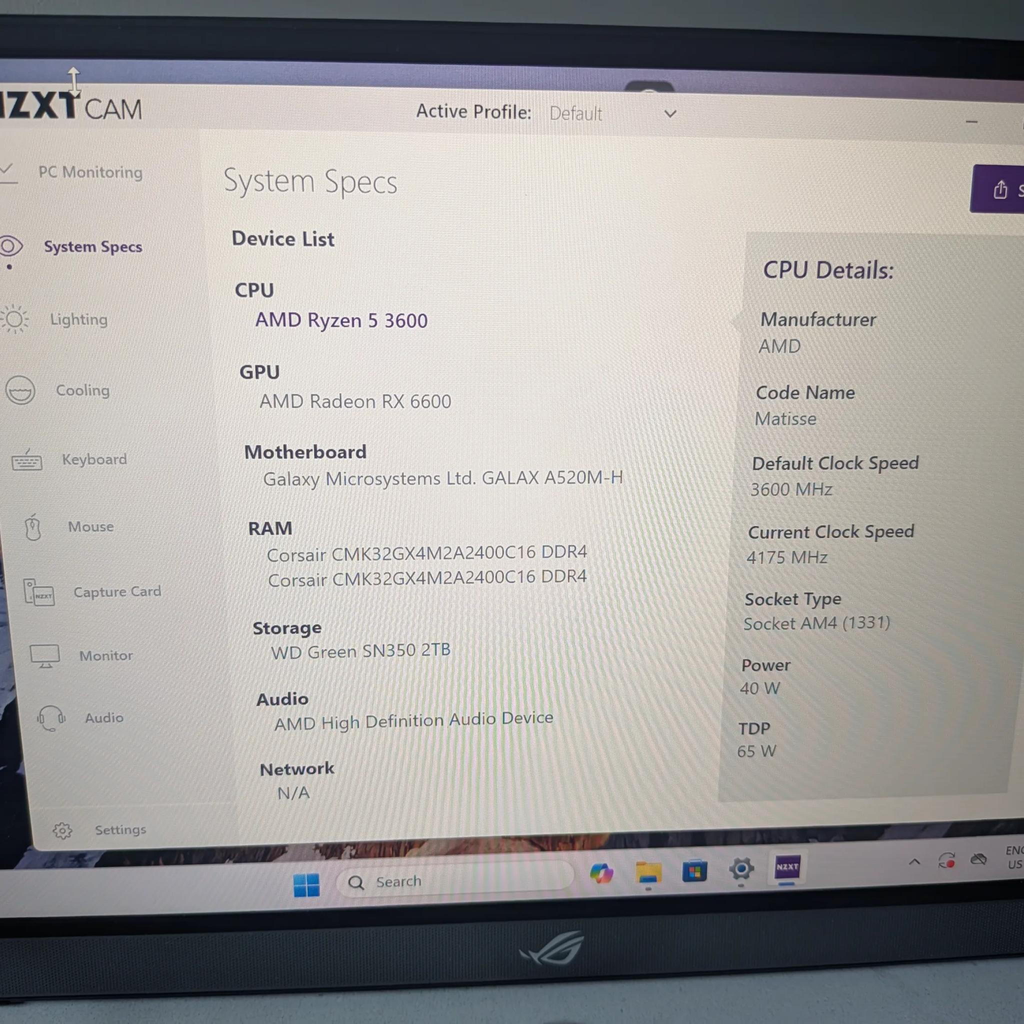 1080p Budget Starter - Ryzen 5 3600, RX 6600, 32 GB RAM, 2 TB SSD