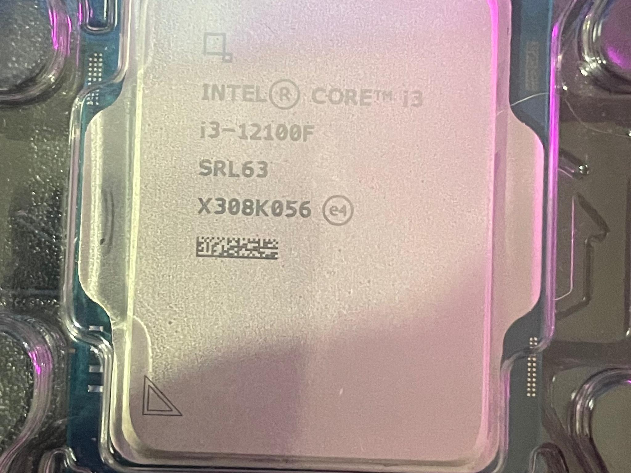 Intel i3 12100F
