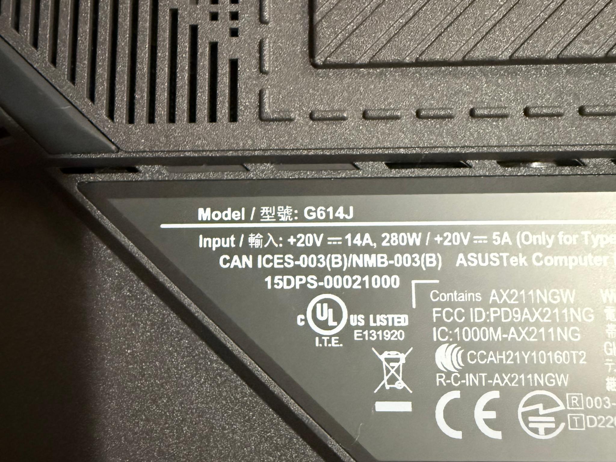 Asus Rog Strix G16 (2023) G614JV-AS73