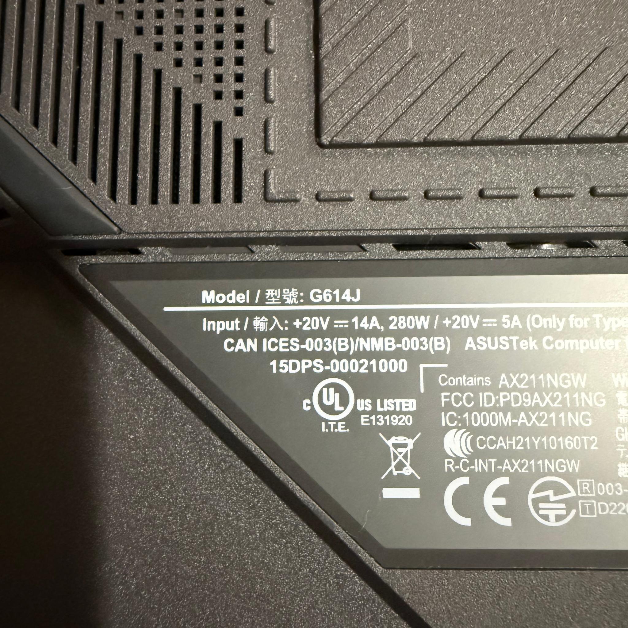 Asus Rog Strix G16 (2023) G614JV-AS73