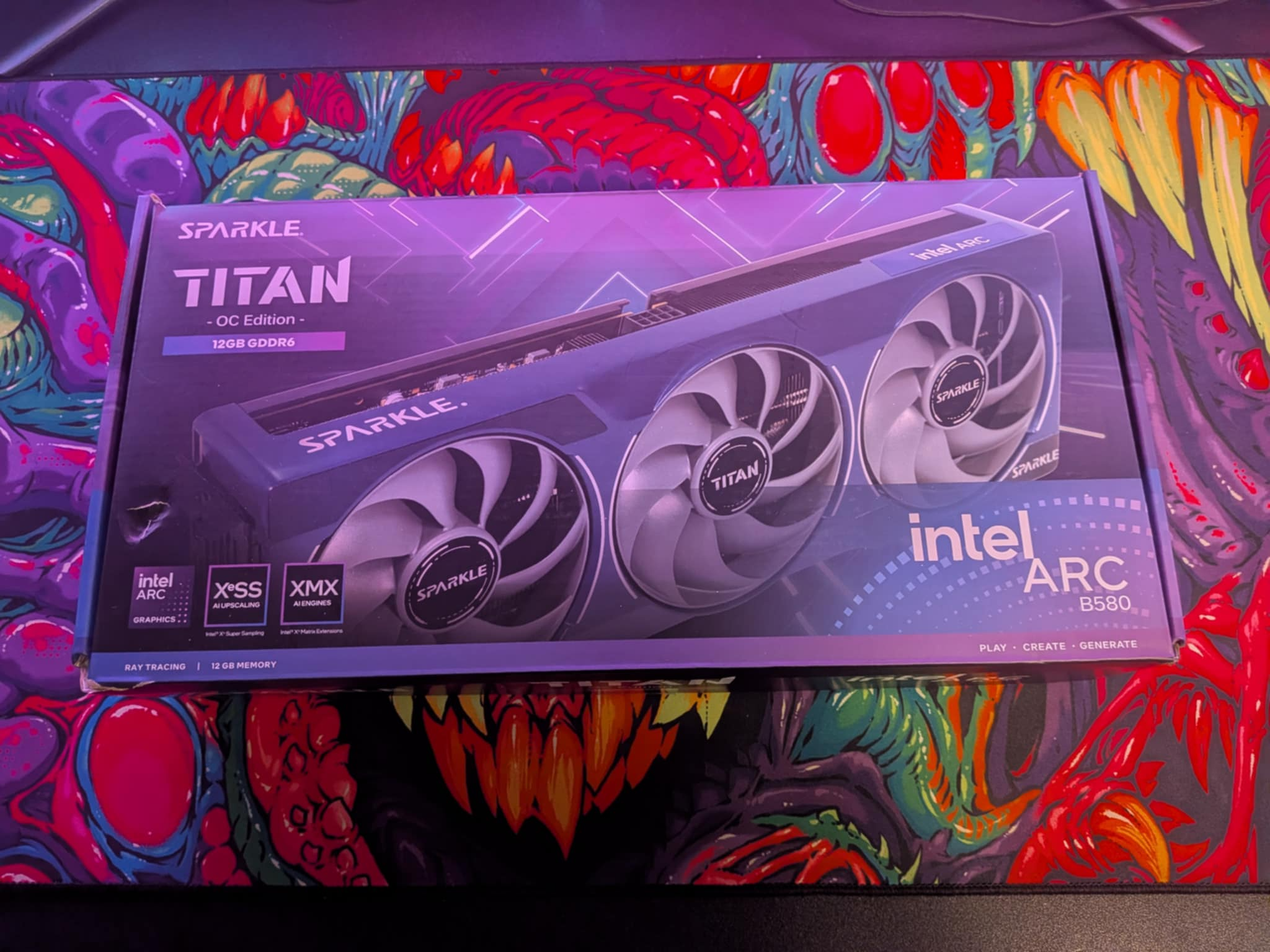 Sparkle Intel Arc B580 Titan OC - Perfect Condition - Used Casually