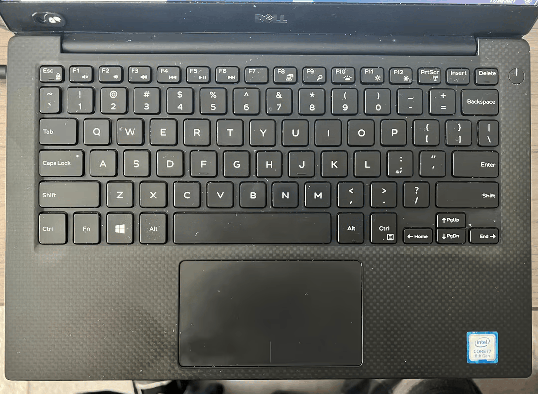 Dell XPS 13 9360: i5-8550U, 8GB RAM, 256GB Samsung NVME