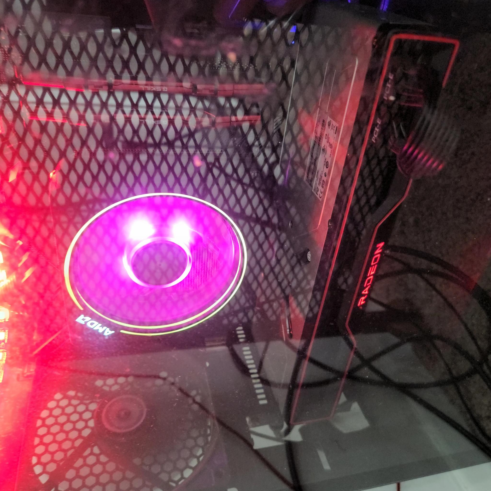 AMD CPU/GPU Gaming PC 8 cores/16 threads (3700x), AMD Radeon RX/6800 Reference GPU, 32gb RAM, 1tbSSD
