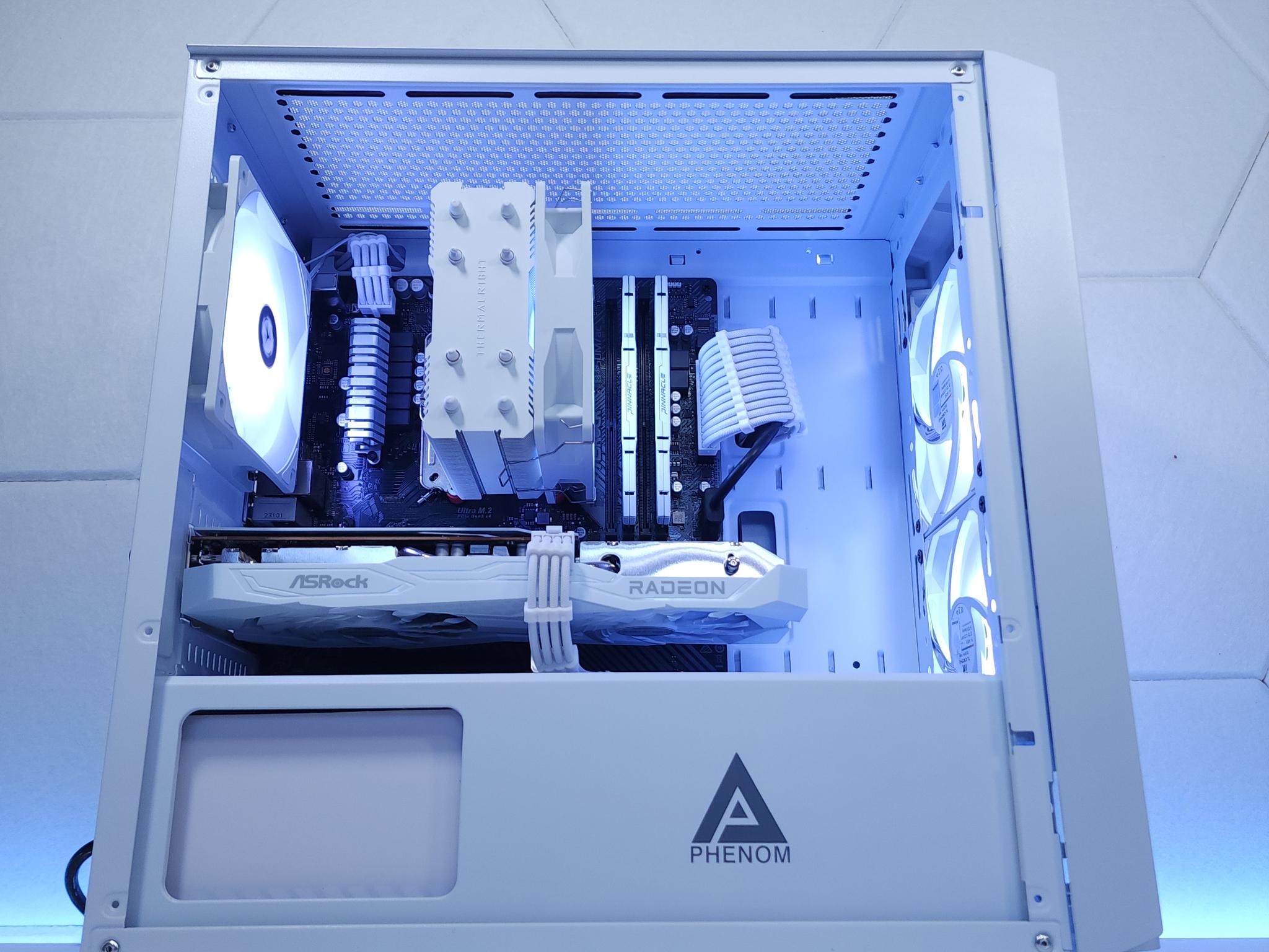 🤍White Custom Build To Order [ Ryzen 5 5500 | RX 6600 ]