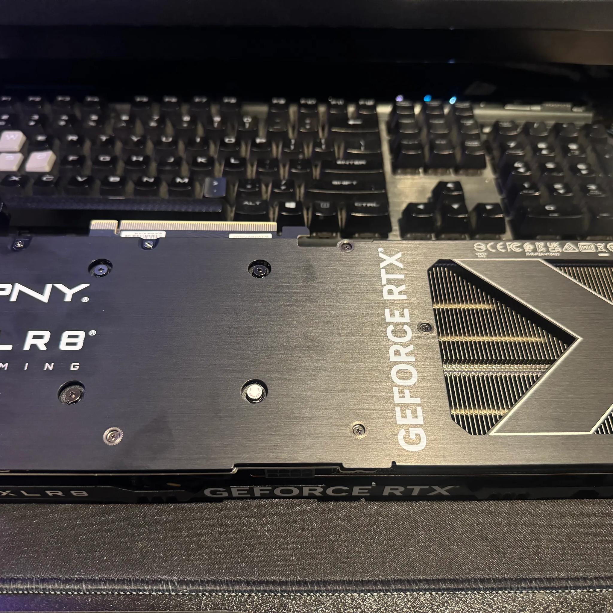 PNY GeForce RTX™ 4070 12GB XLR8 Gaming Verto Epic-X RGB™ Triple Fan Graphics Card DLSS 3