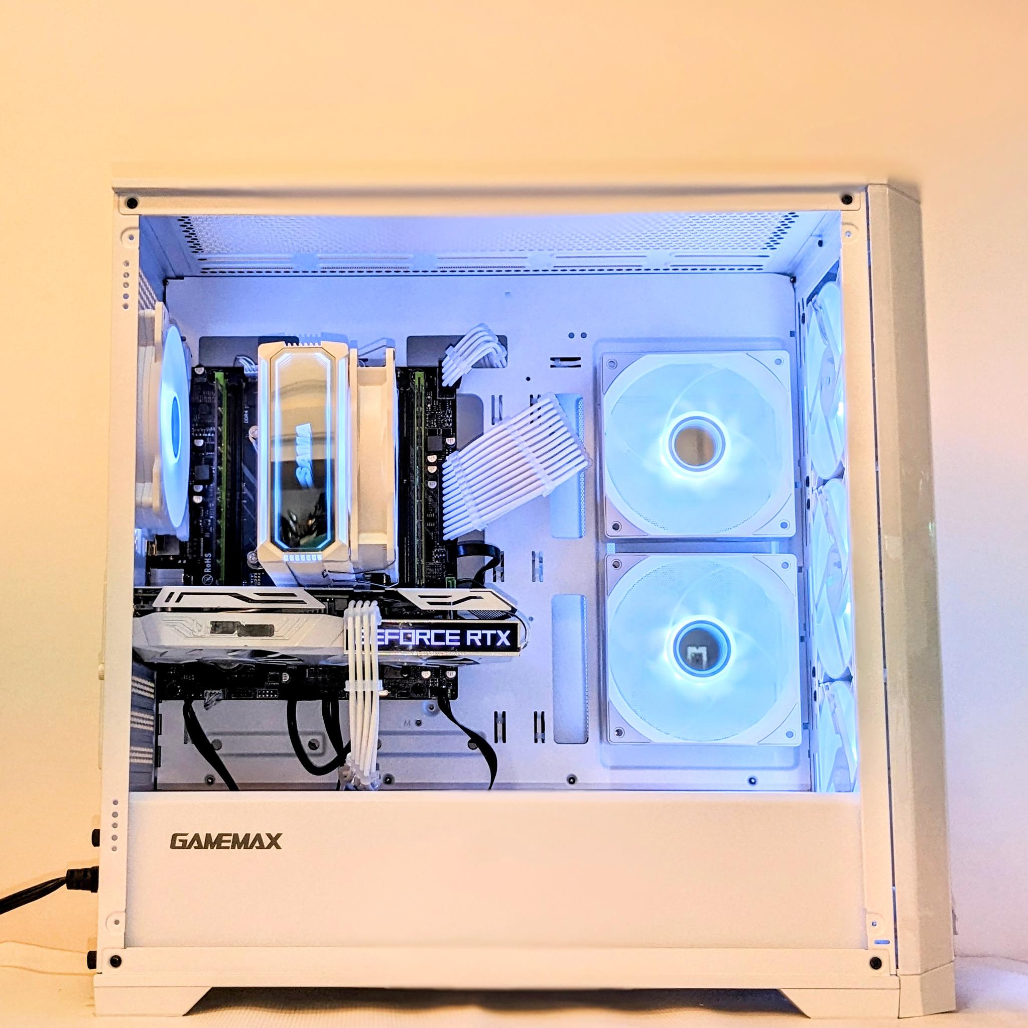 🧊Ice King👑 RTX 4060⚪️Intel I7-6800K/6-cores/12-threads⚪️16GB RAM ⚪️ 1TB NVMe SSD⚪️ Windows 11 Pro