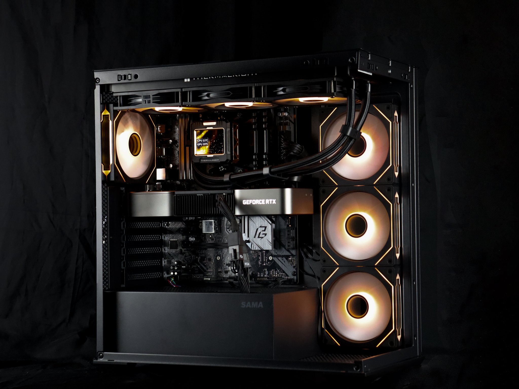 ⚜️♟️Obsidian Void V2 - 1440P Gaming PC | RTX 3080, Ryzen 9 3900X, 32GB RAM, 1TB NVMe SSD | ♟️⚜️