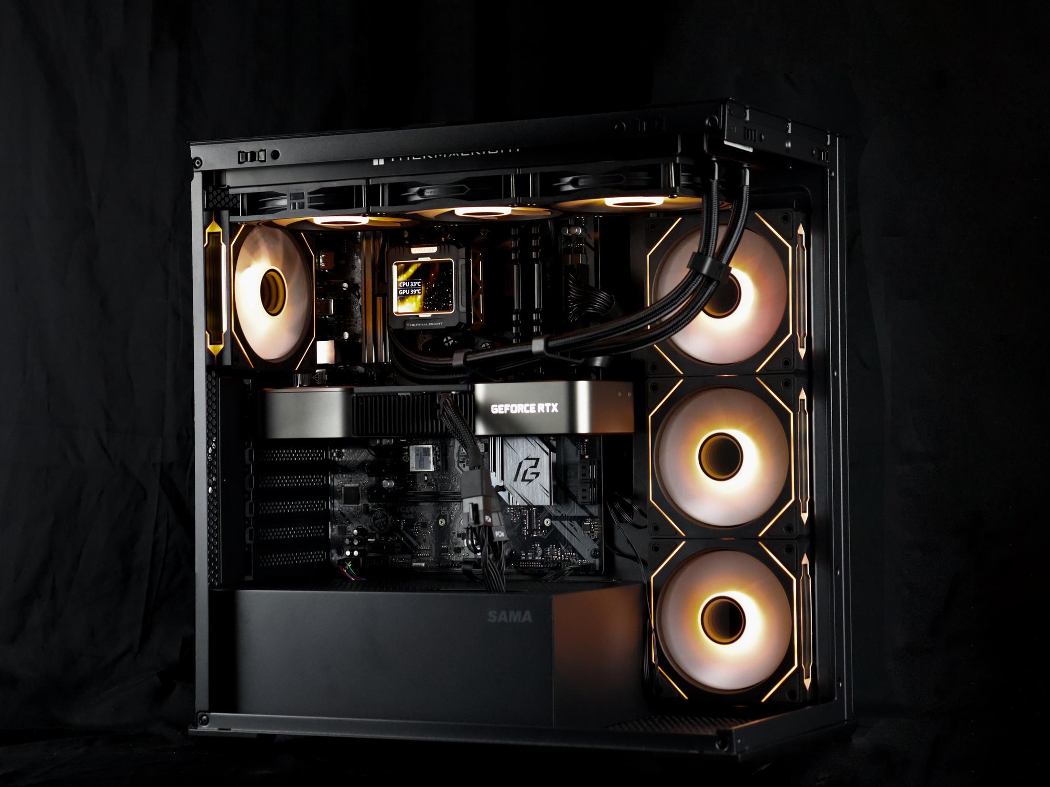 ⚜️♟️Obsidian Void V2 - 1440P Gaming PC | RTX 3080, Ryzen 9 3900X, 32GB RAM, 1TB NVMe SSD | ♟️⚜️