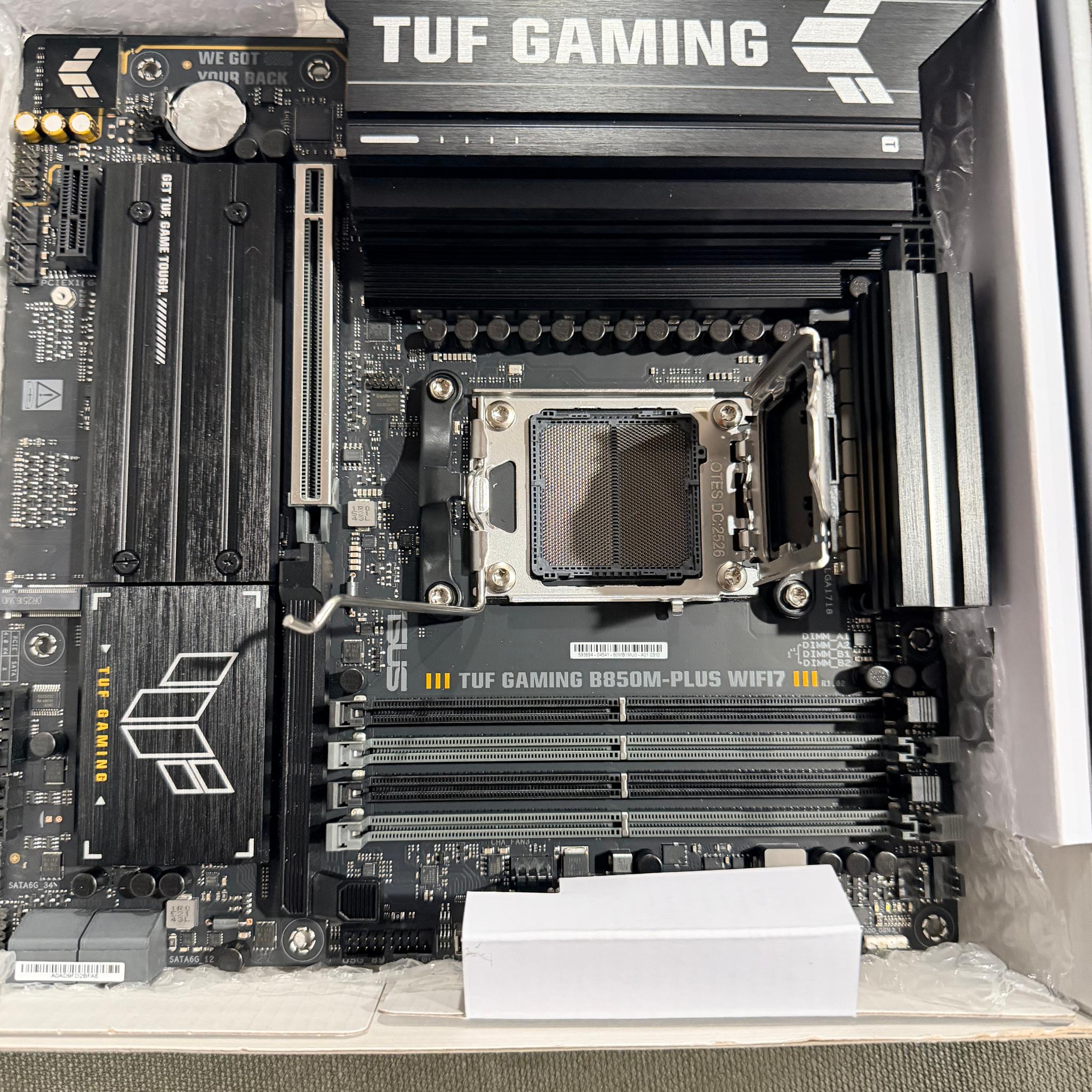 Asus Tuf Gaming B850 Matx Am5 motherboard
