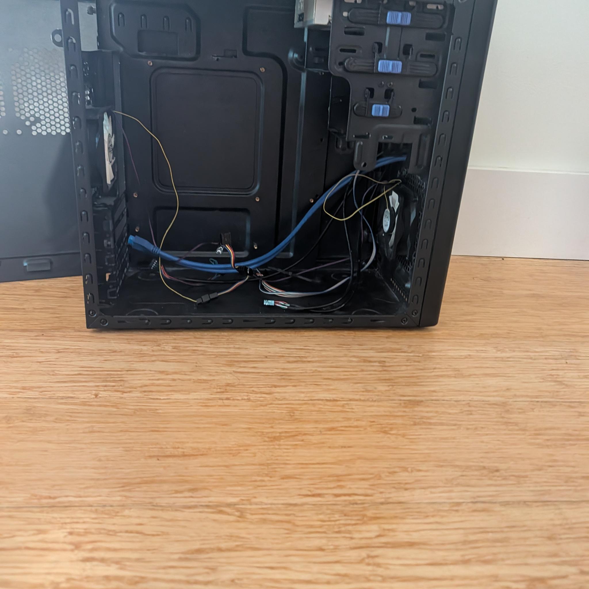 MATX Black PC Case