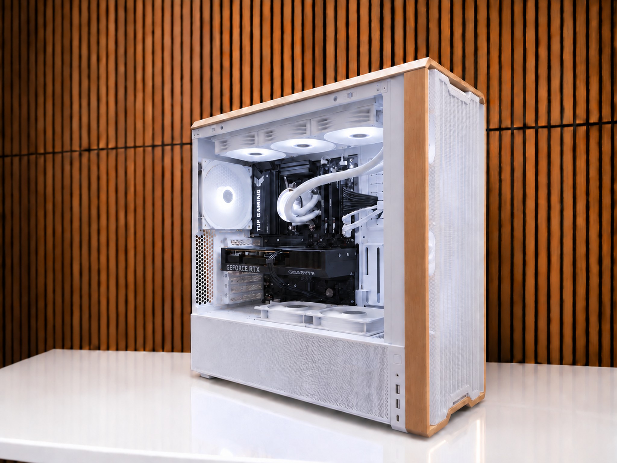 WHITE 1440P Gaming PC | RTX 4070 12GB | 7700 | 32GB DDR5 | Windows 11  WIFI | 1TB NVME