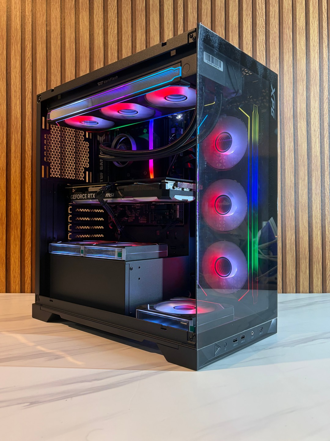 RTX 4070 | RYZEN 5 9600X | 16GB DDR5 | 2TB NVME | 650W | 360MM AIO
