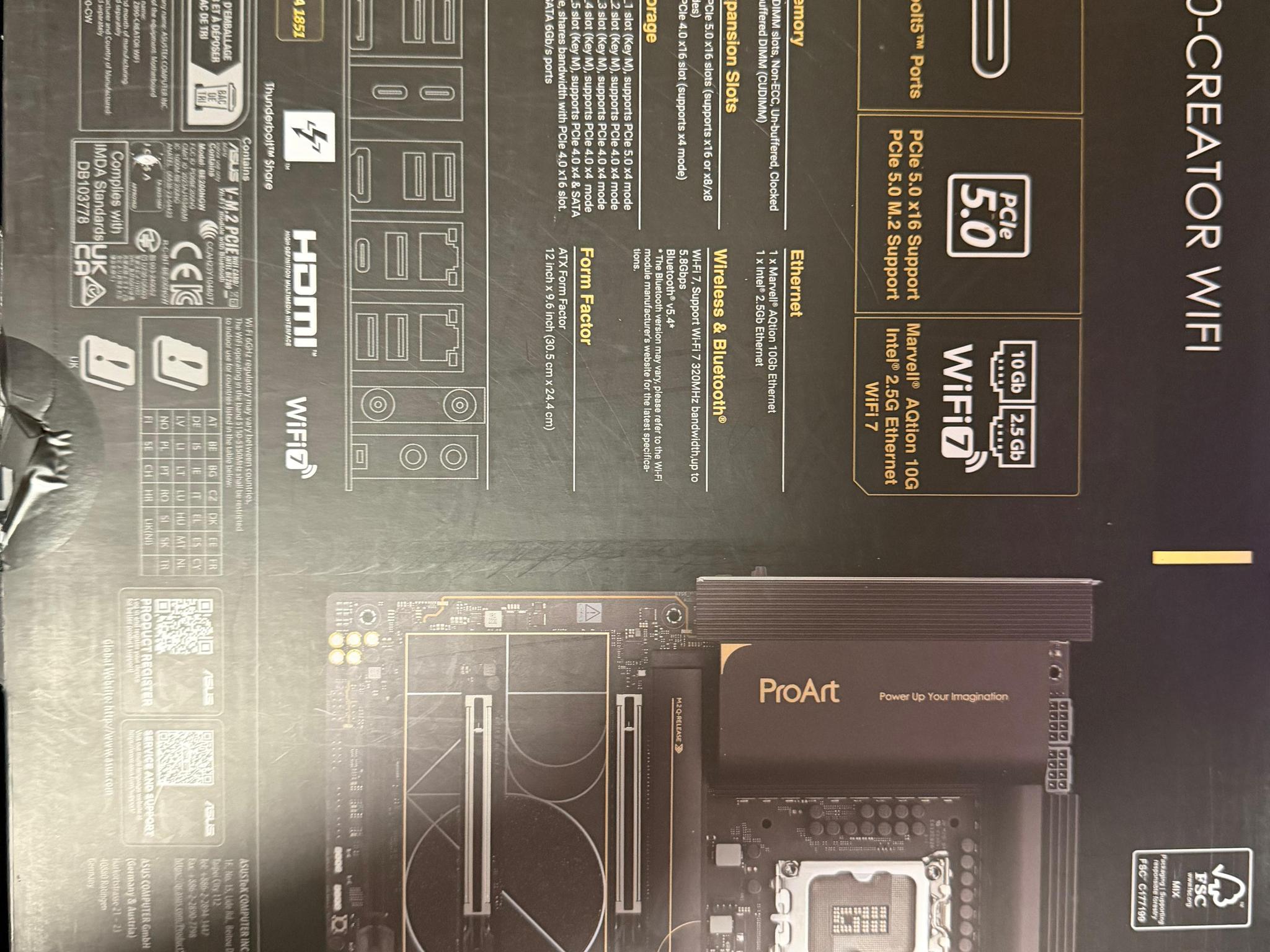 ASUS ProArt Z890-CREATOR WIFI