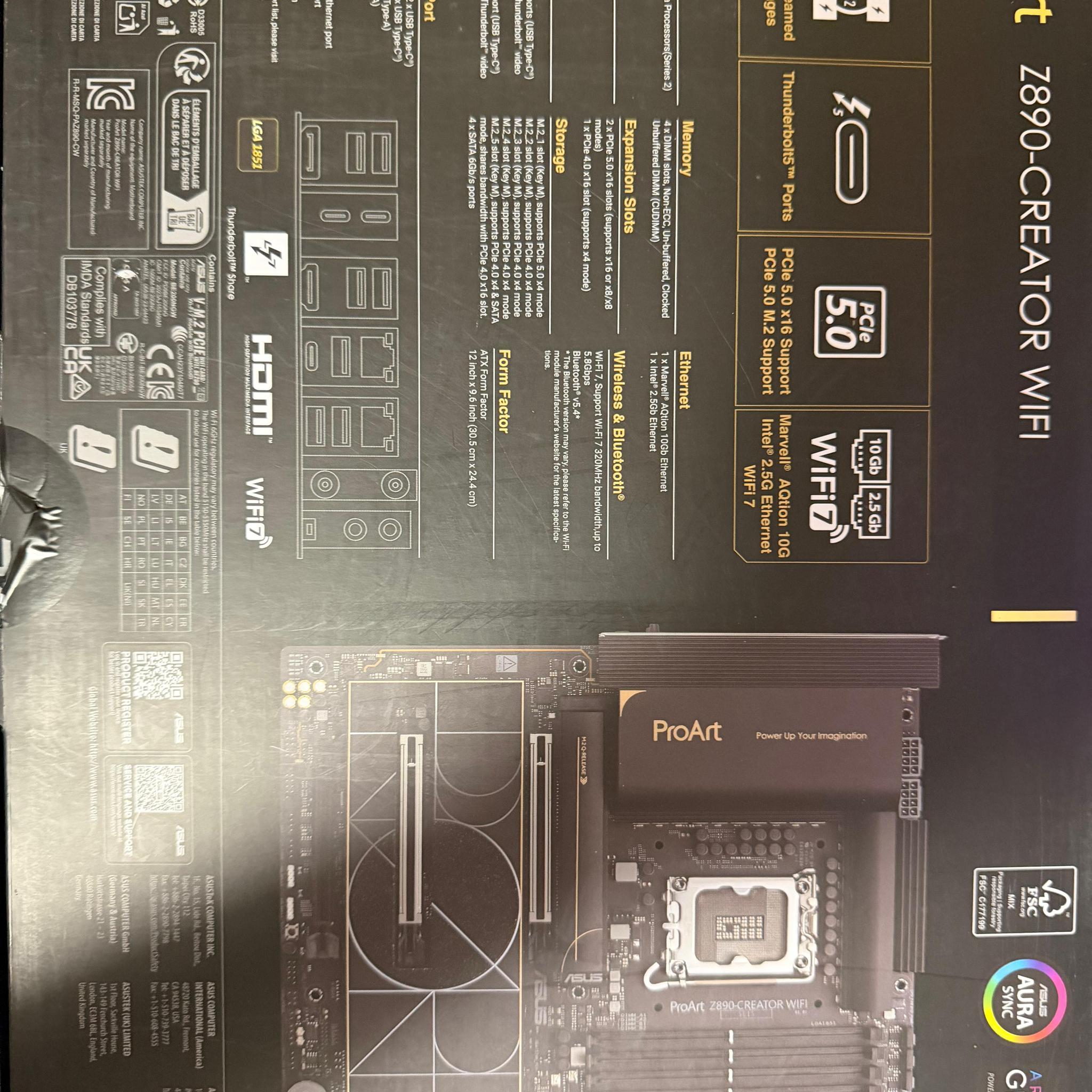 ASUS ProArt Z890-CREATOR WIFI