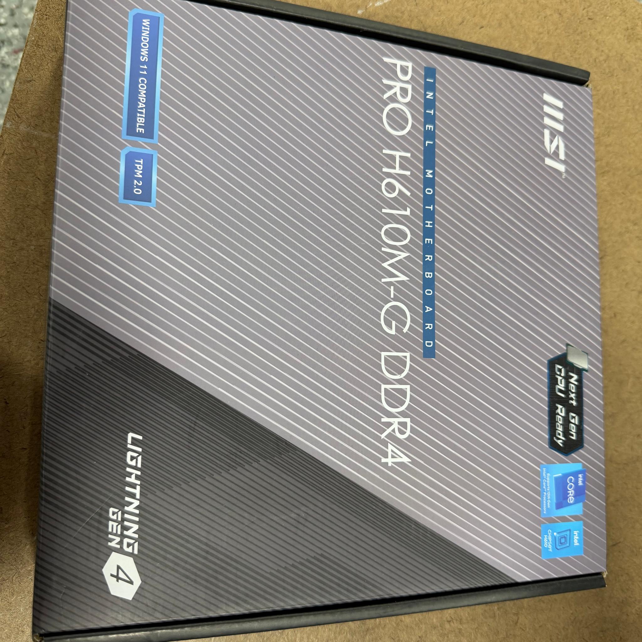 MSI Pro H610M-G DDR4