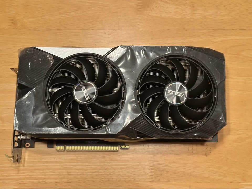 Open box Asus RTX 3060 Ti Dual OC 8GB