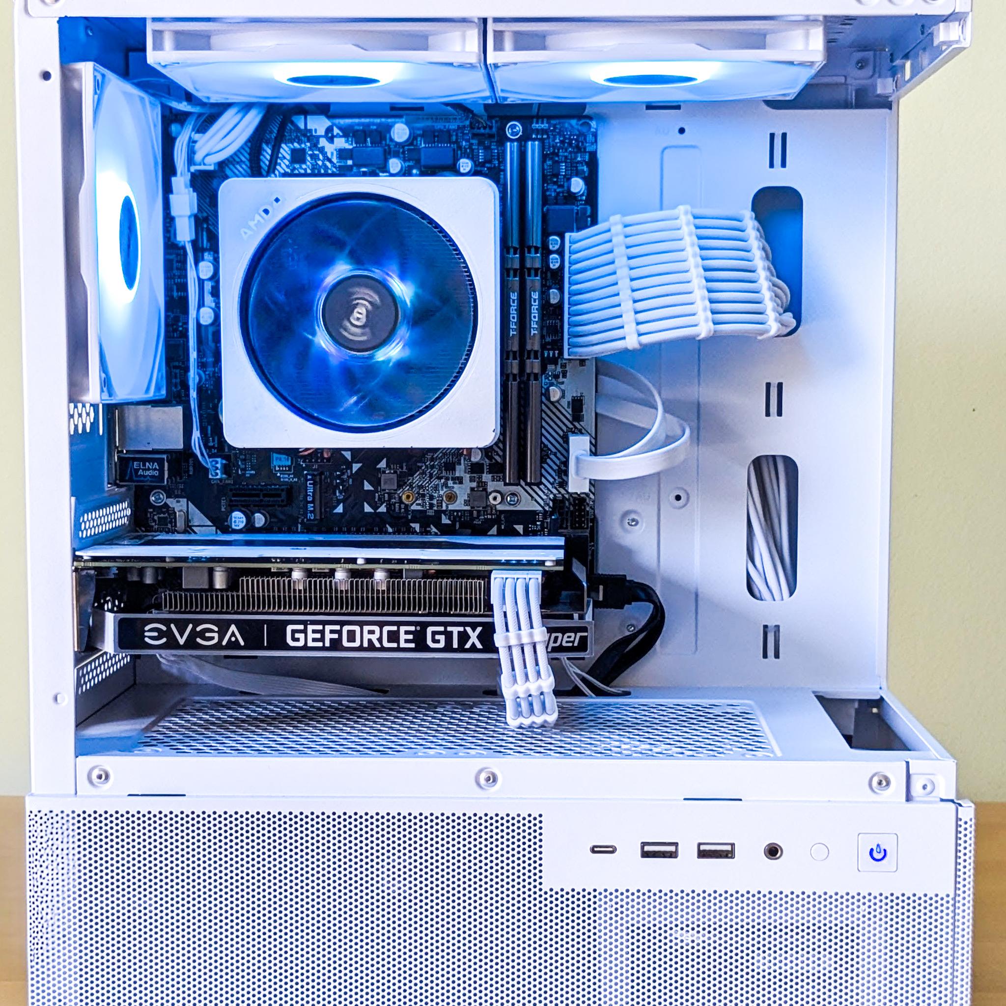 🌊 Azure Tempest ❄️ || GTX 1660 Super | AMD Ryzen 5 2600 | 16GB DDR4 RAM | 1TB + 128GB Storage