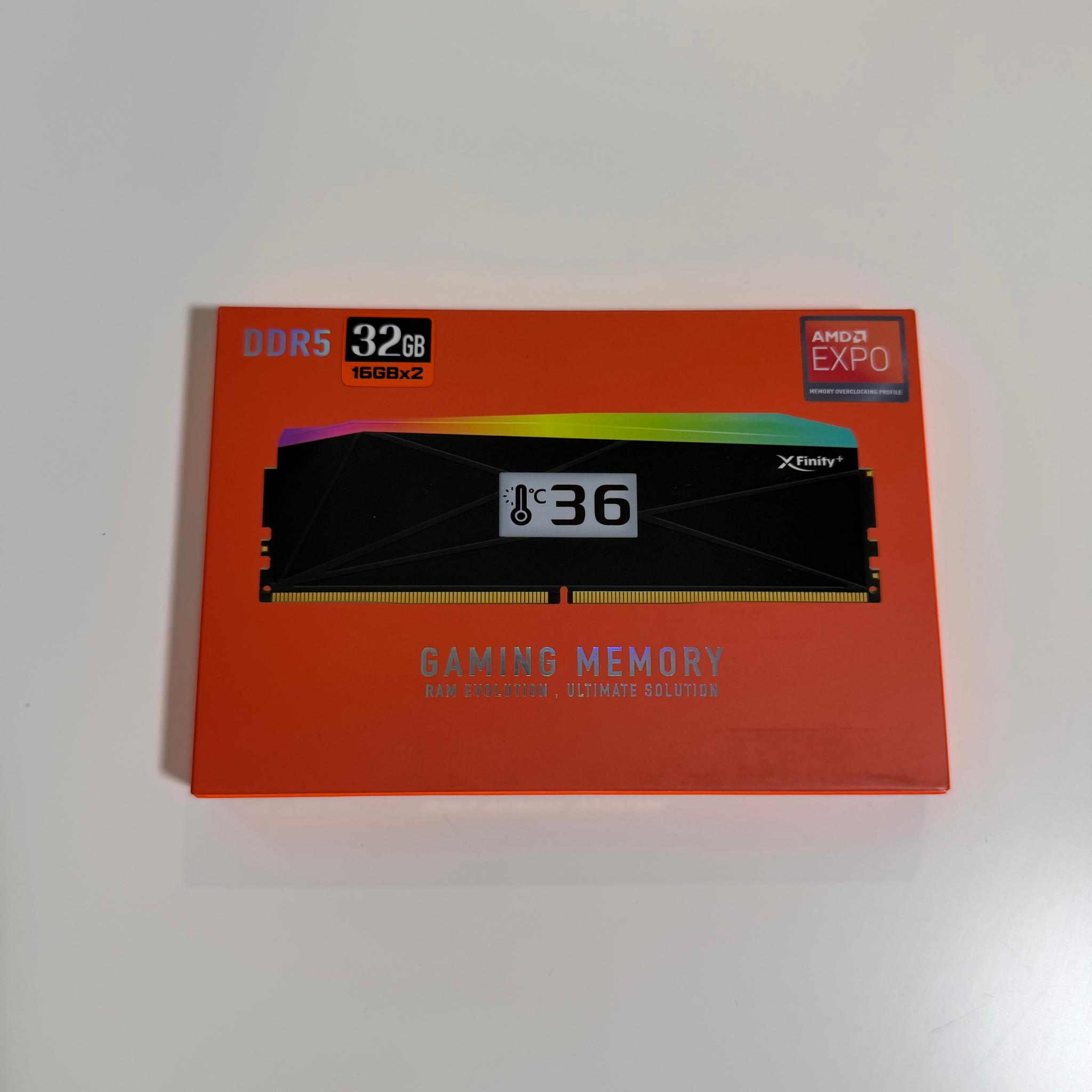 32GB (2x16GB) DDR5 RAM 6000MTs CL30
