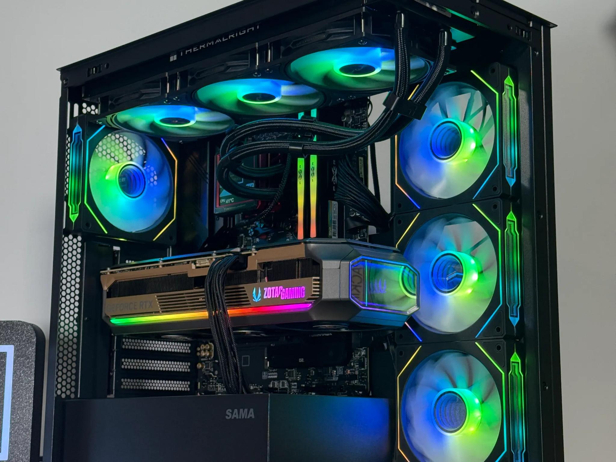 RTX 5090 Flagship Gaming PC 9800x3d 64gb DDR5 4TB NVME SSD