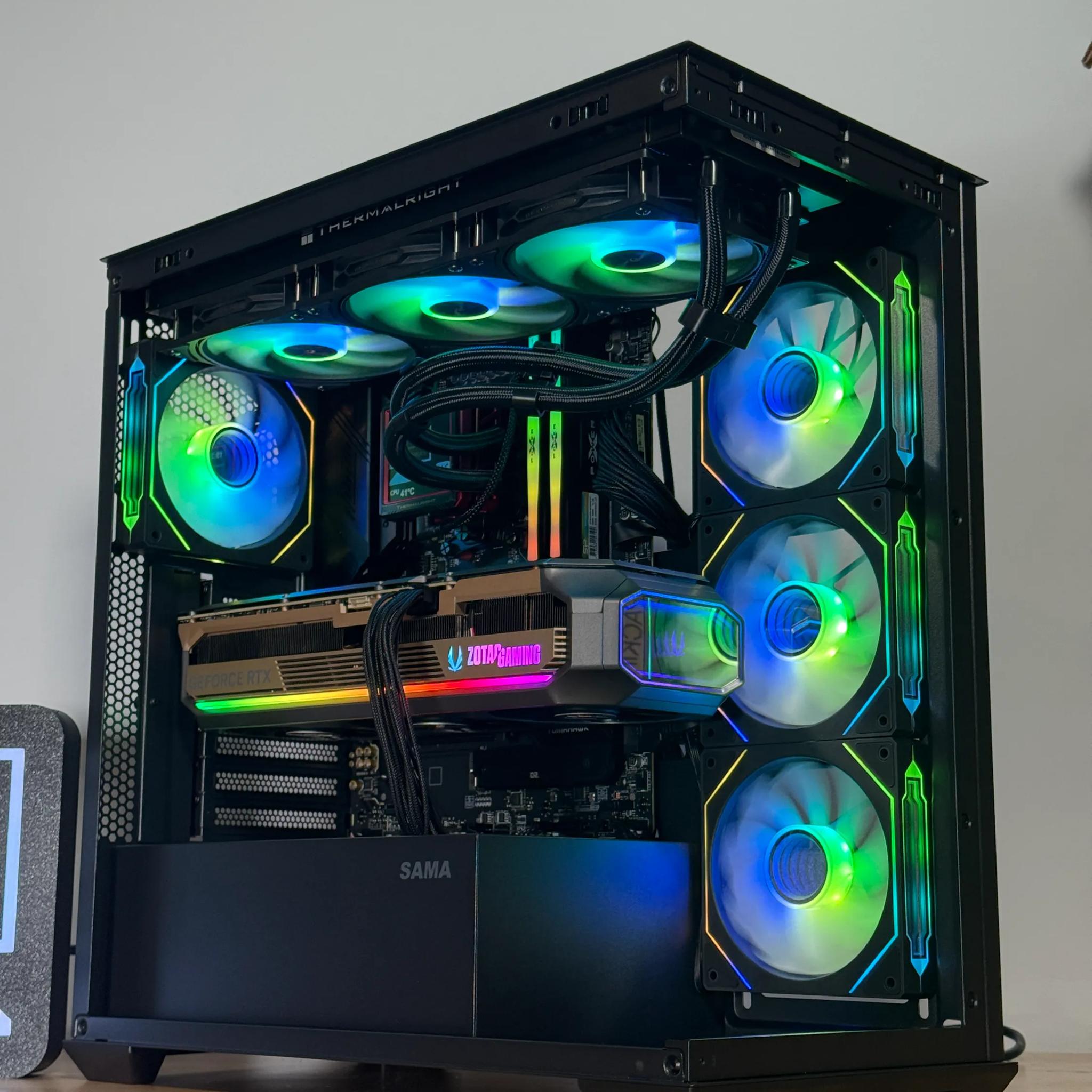 RTX 5090 Flagship Gaming PC 9800x3d 64gb DDR5 4TB NVME SSD
