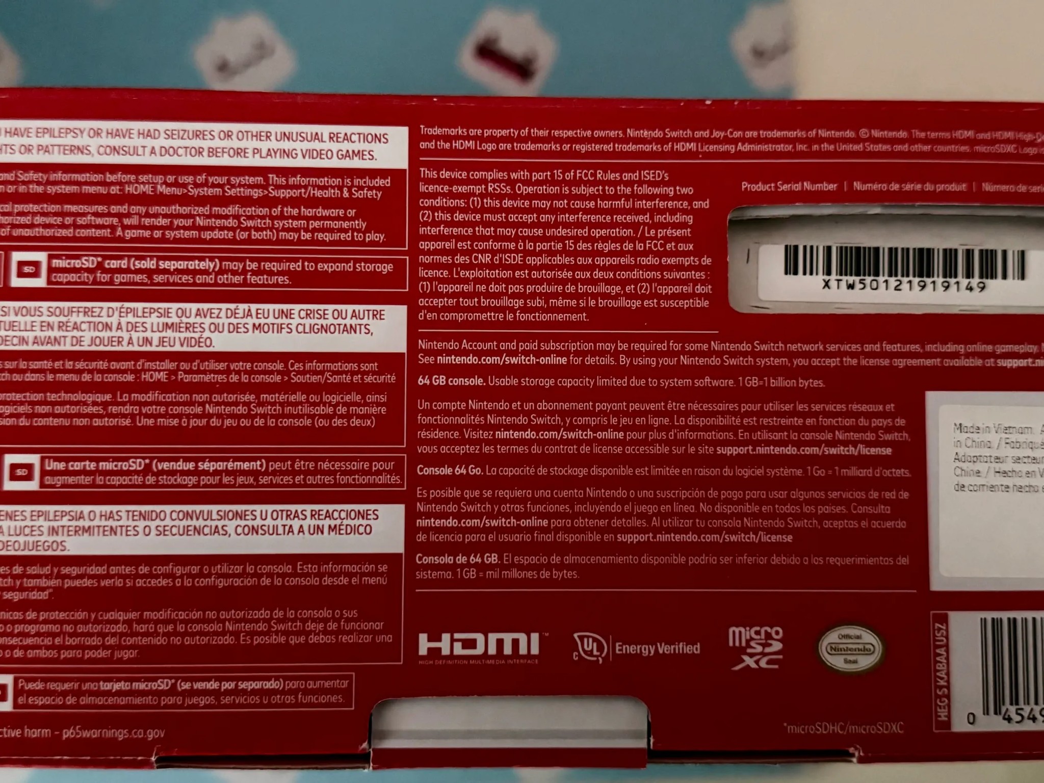 Nintendo Switch – OLED Model w/ Neon Red & Neon Blue Joy-Con